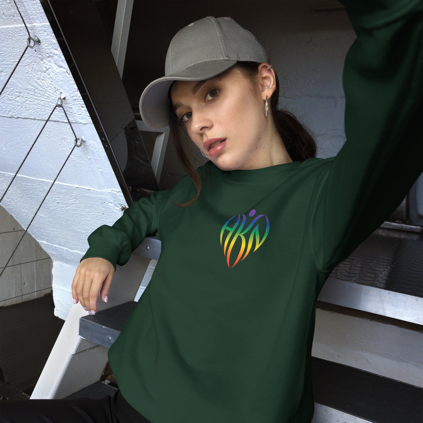 Rainbow HKN Crewneck