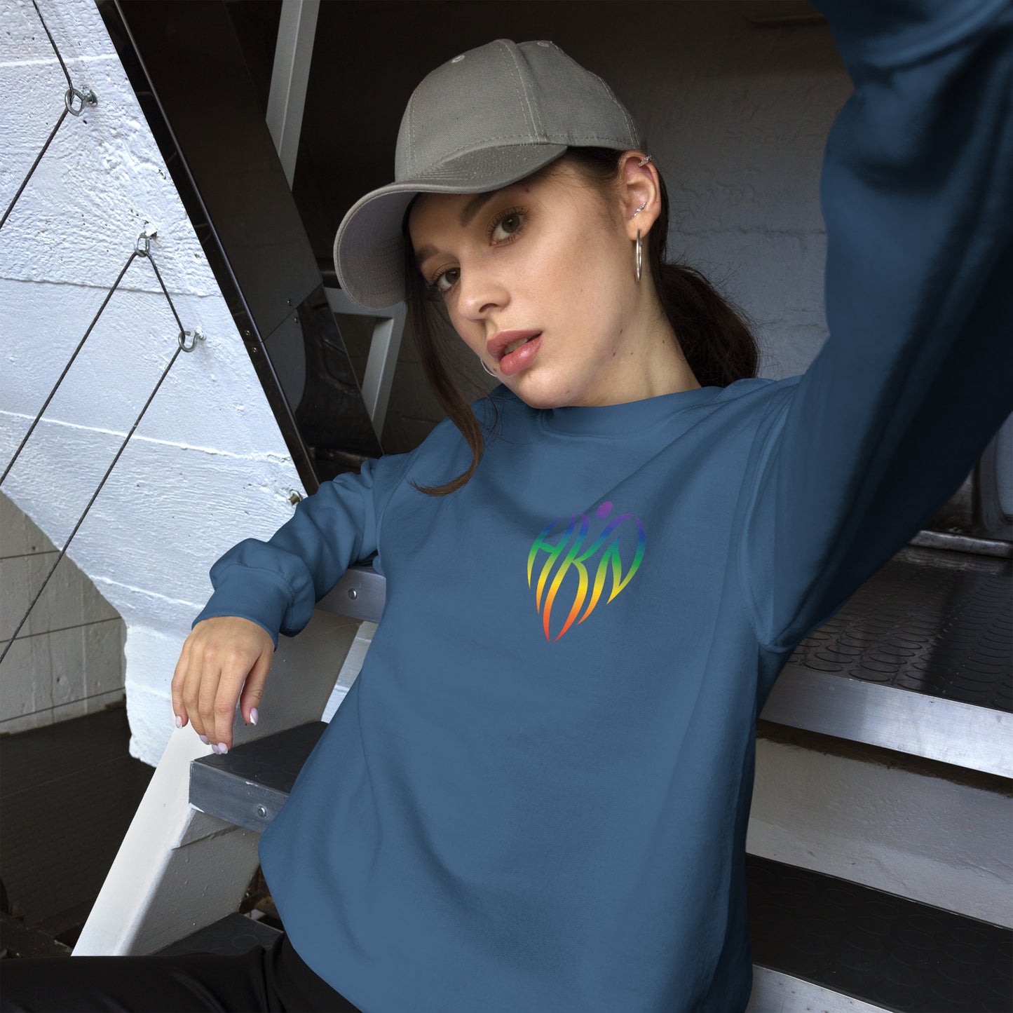 Rainbow HKN Crewneck