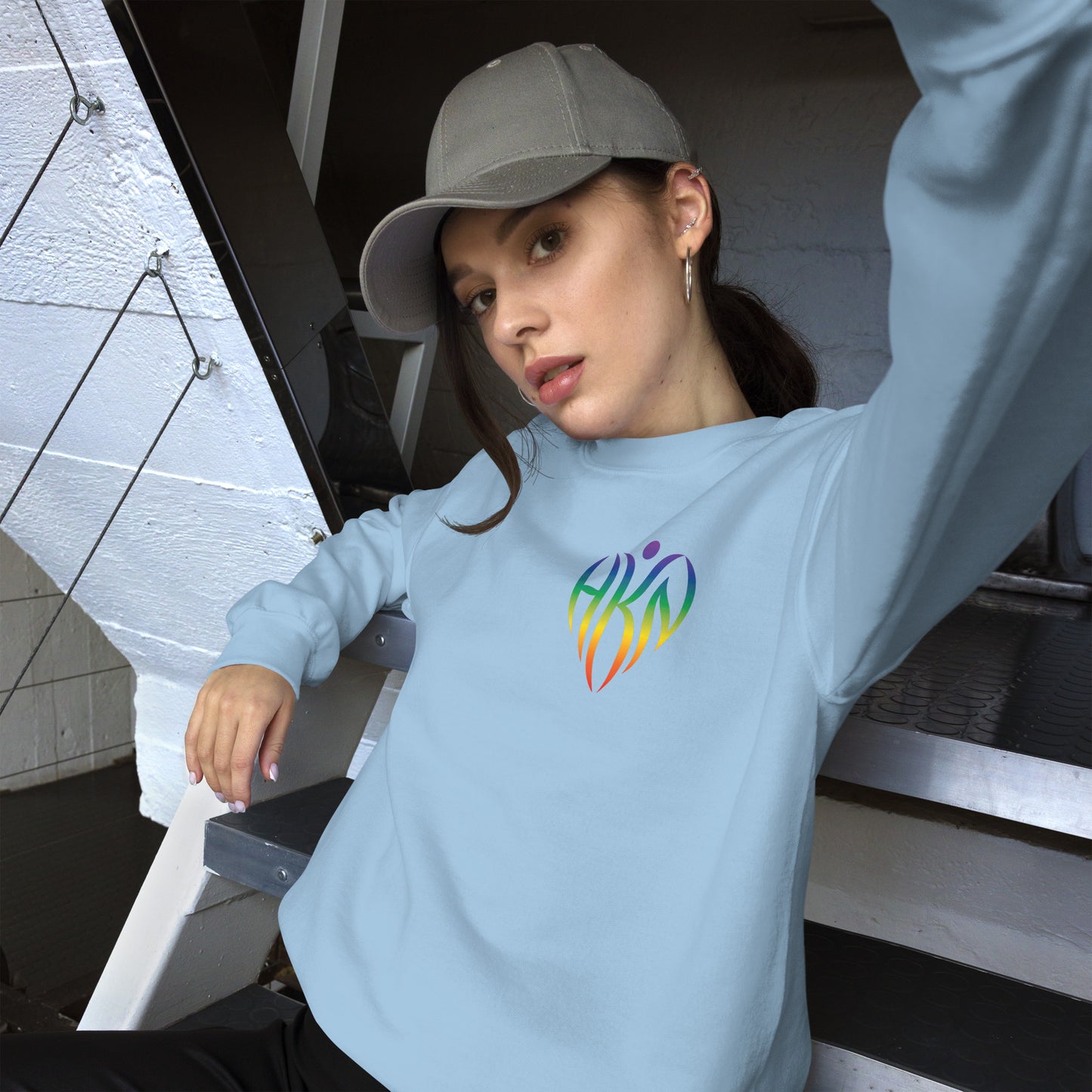 Rainbow HKN Crewneck