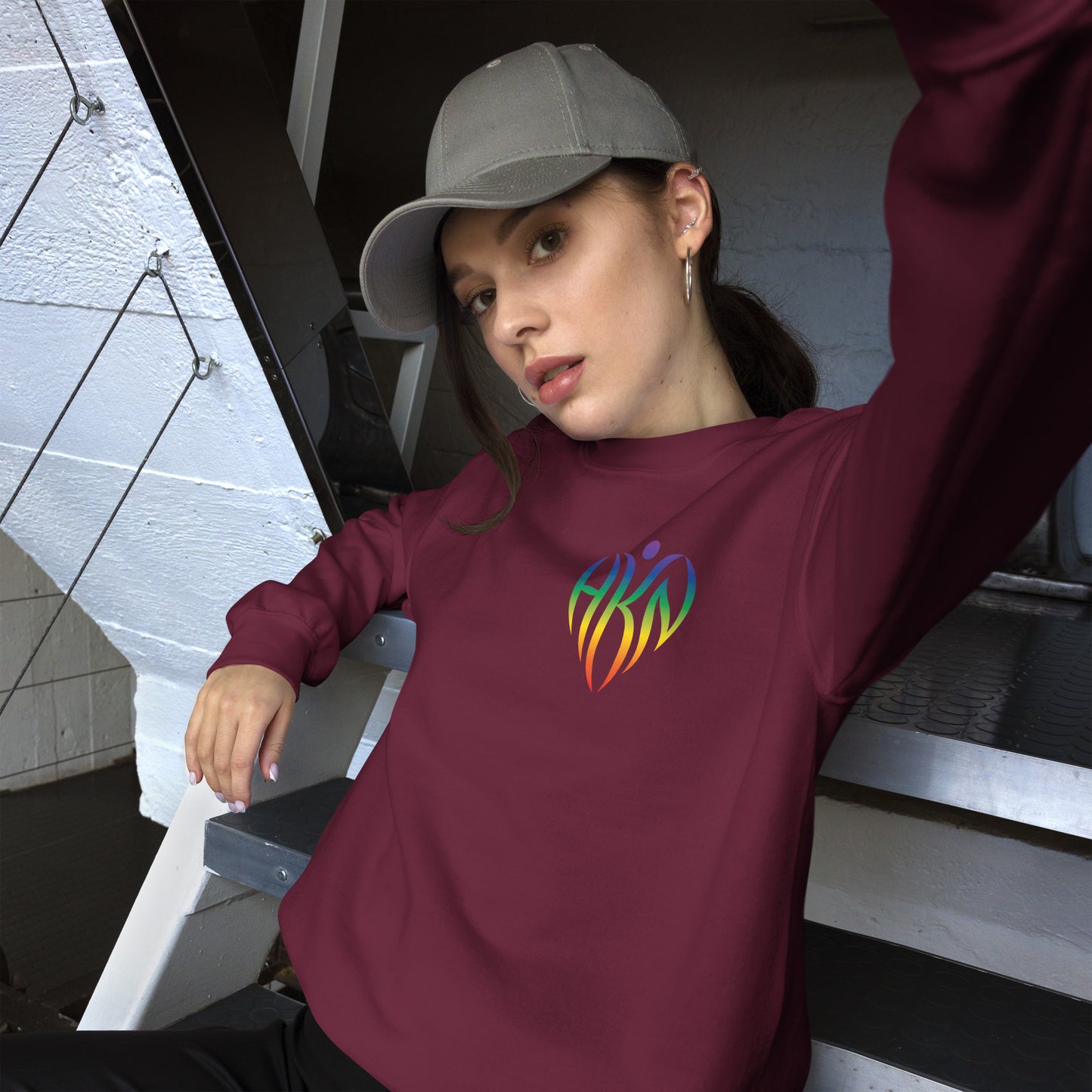 Rainbow HKN Crewneck