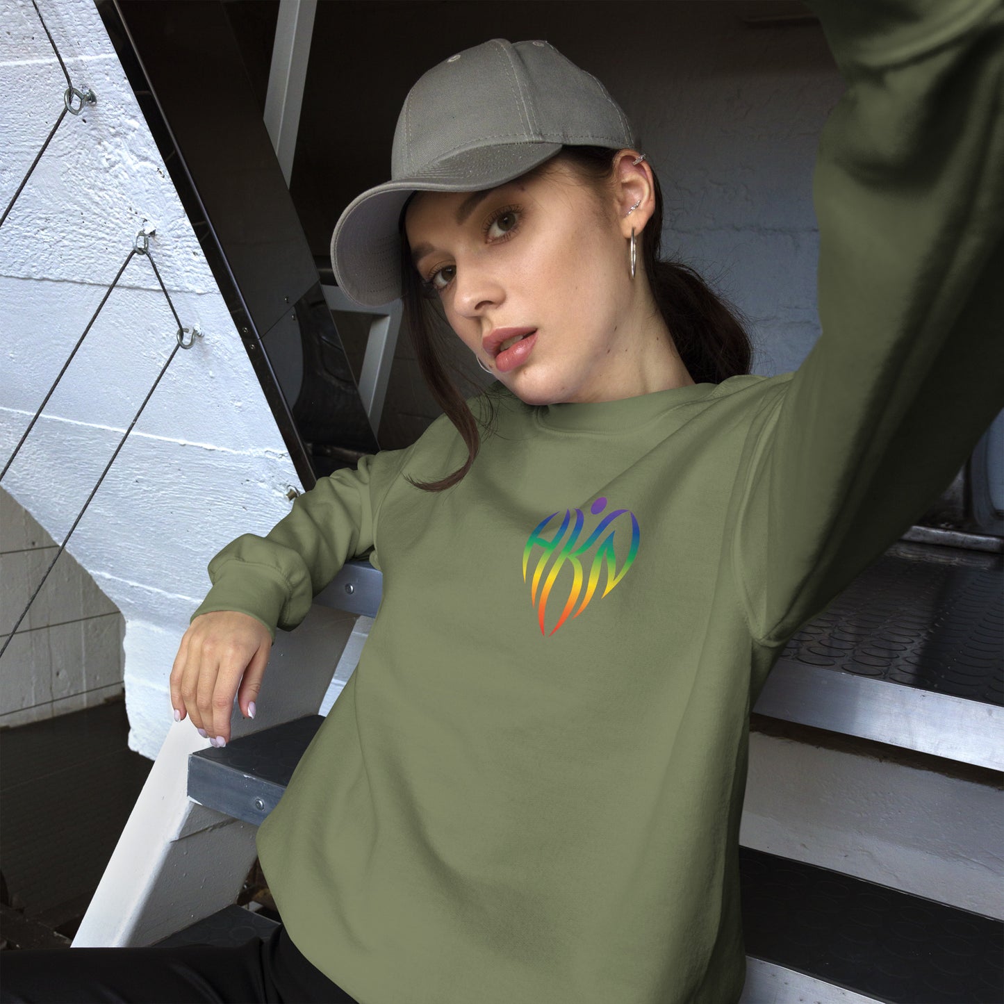 Rainbow HKN Crewneck