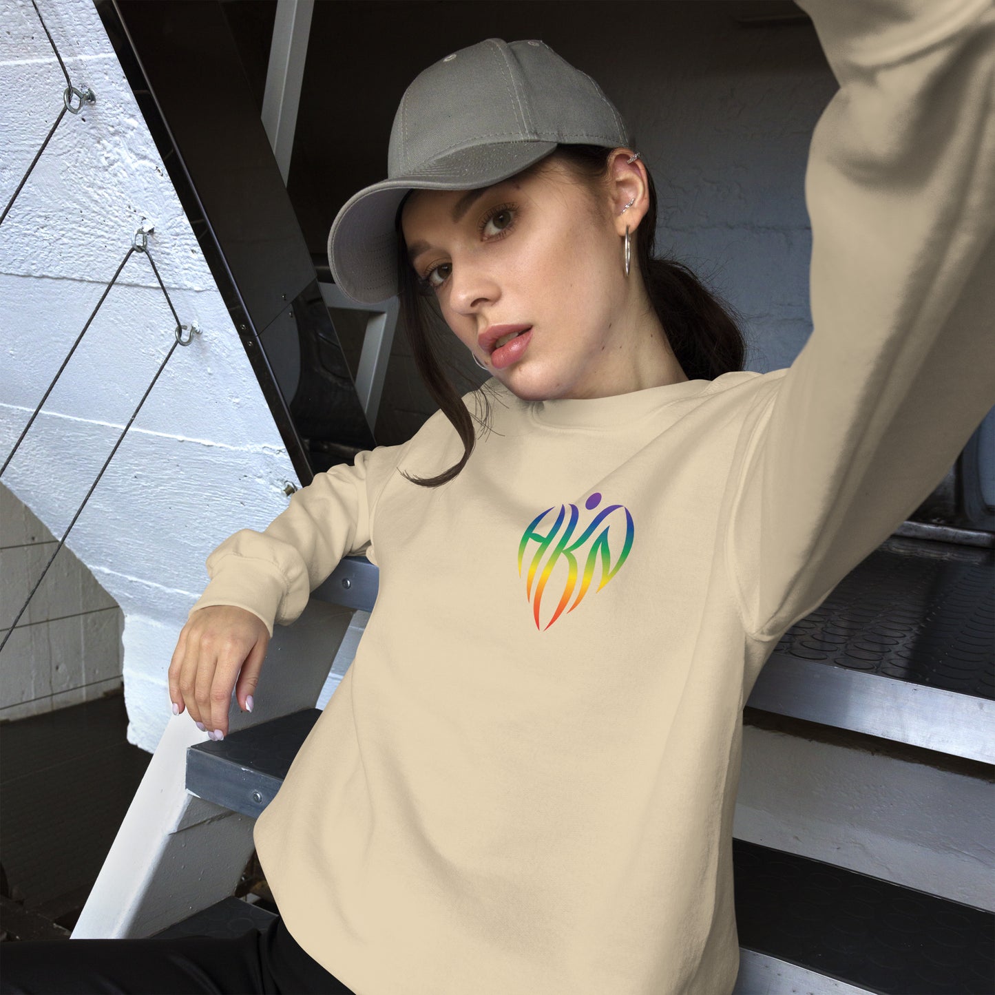 Rainbow HKN Crewneck