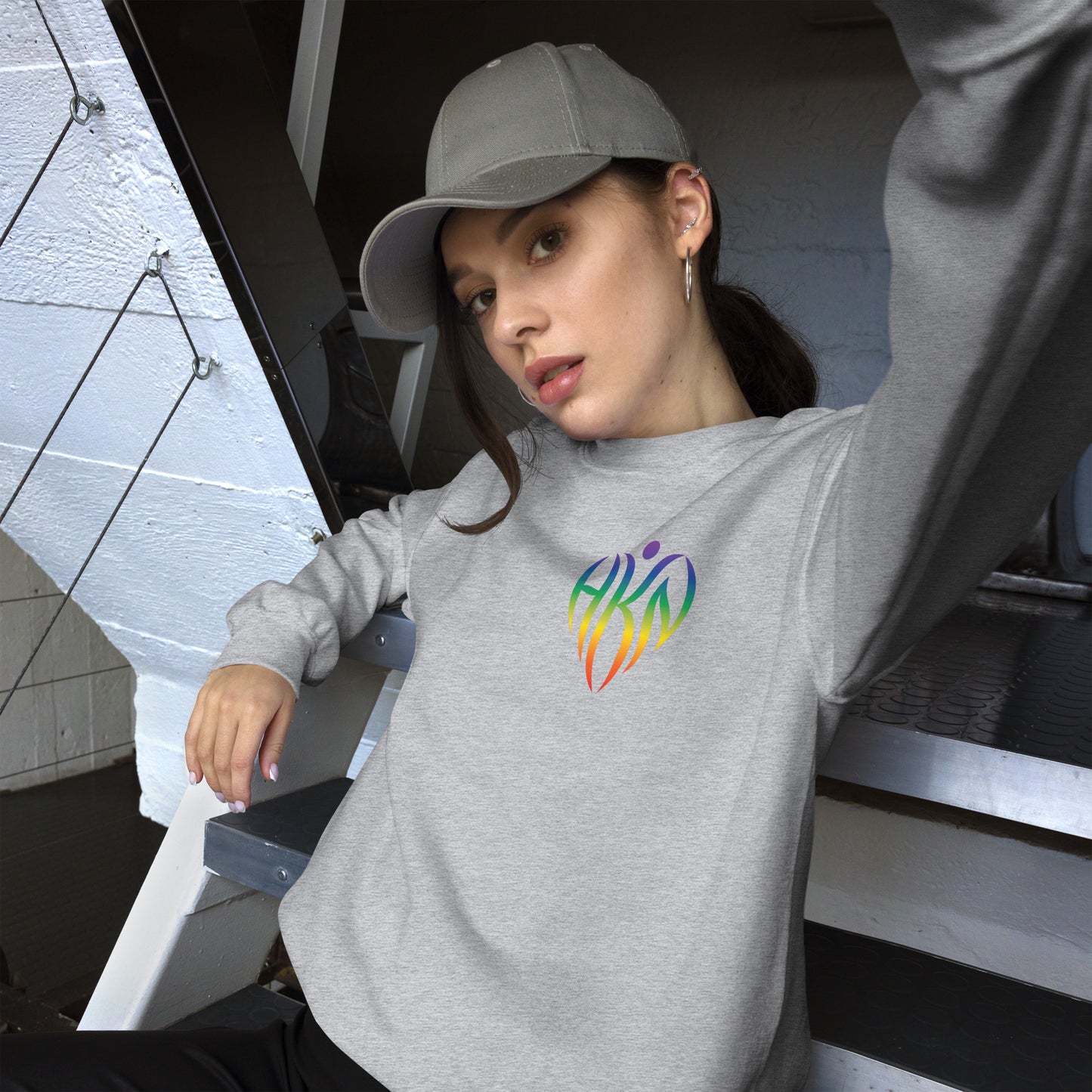 Rainbow HKN Crewneck