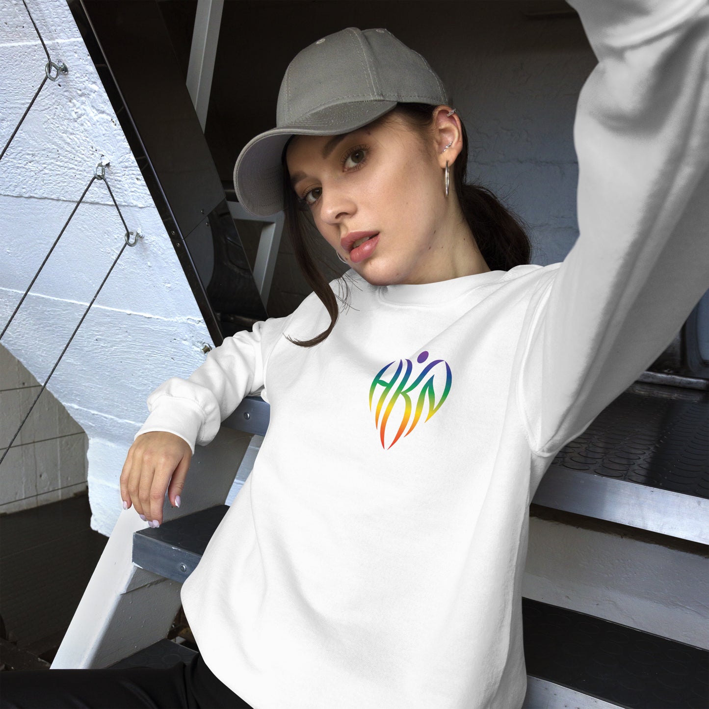 Rainbow HKN Crewneck