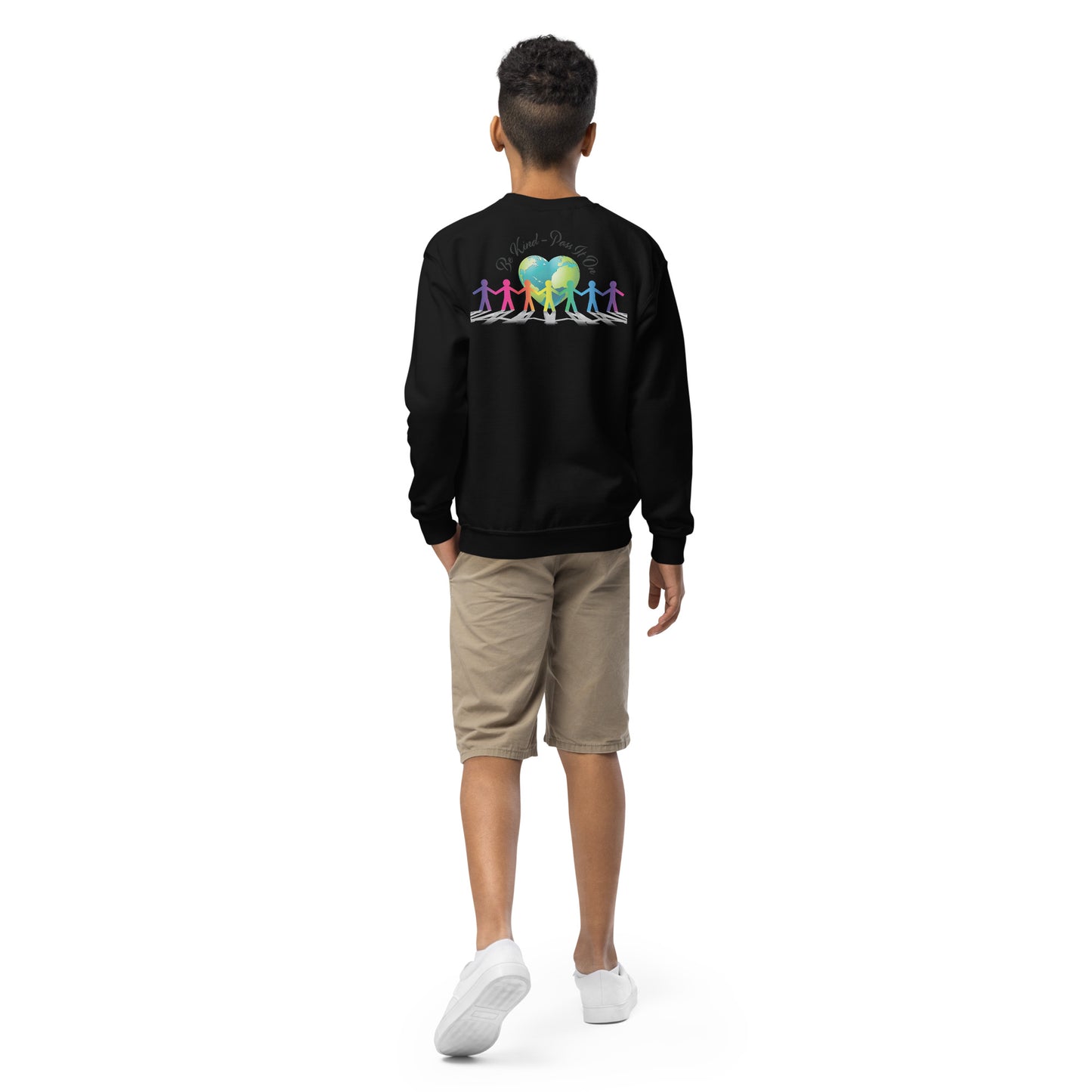 Youth Rainbow HKN crewneck