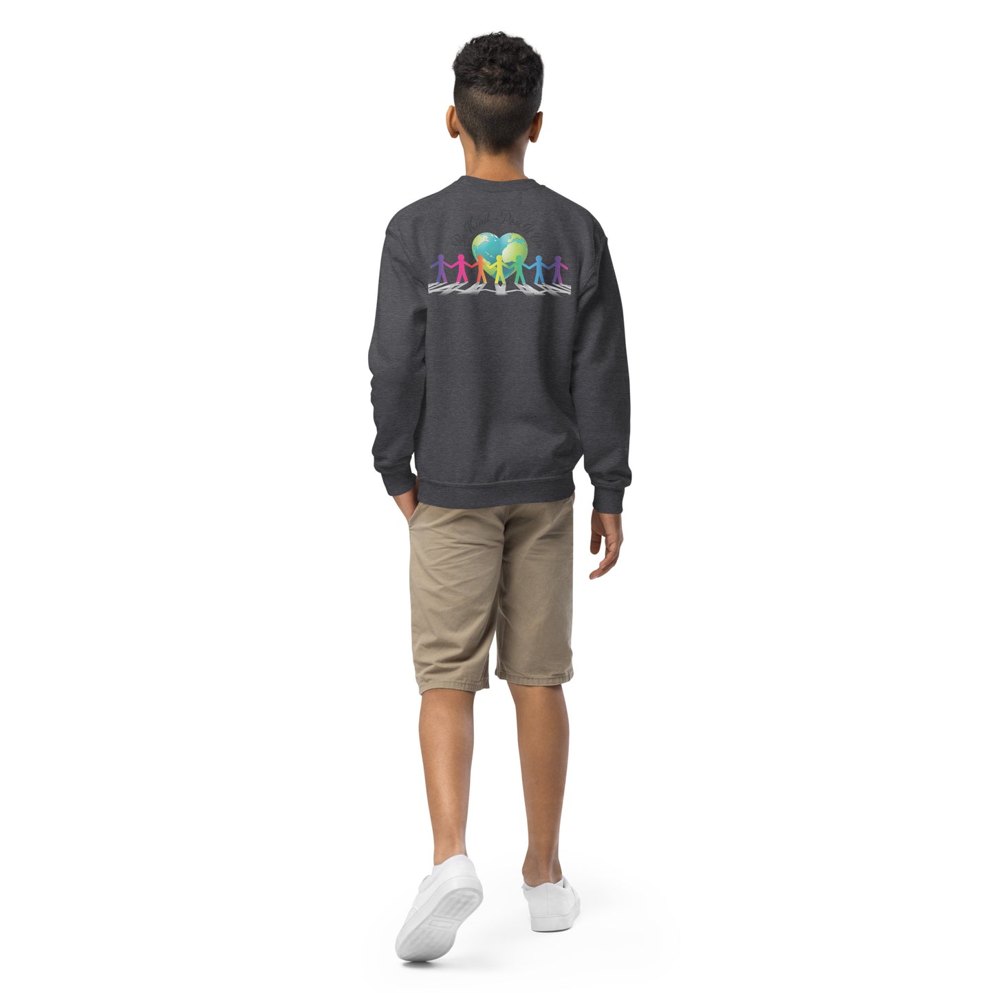 Youth Rainbow HKN crewneck