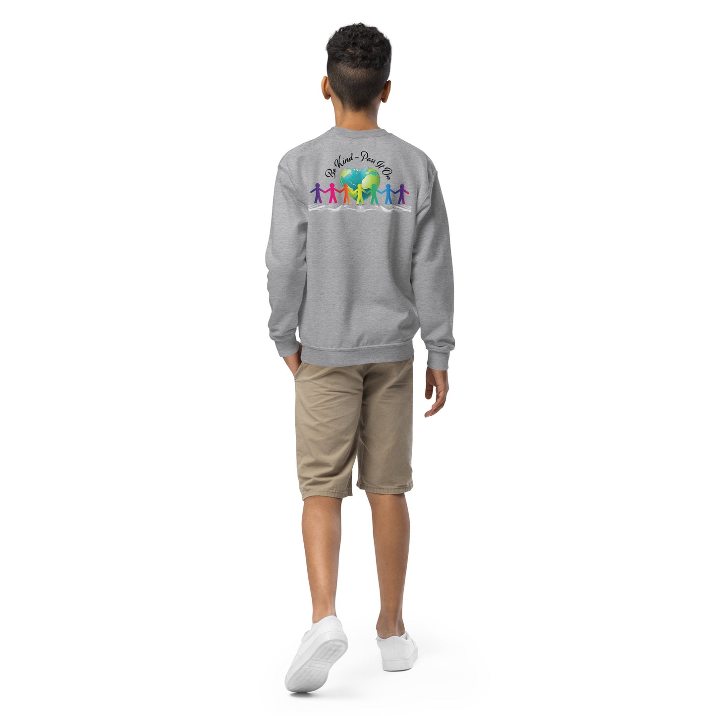 Youth Rainbow HKN crewneck