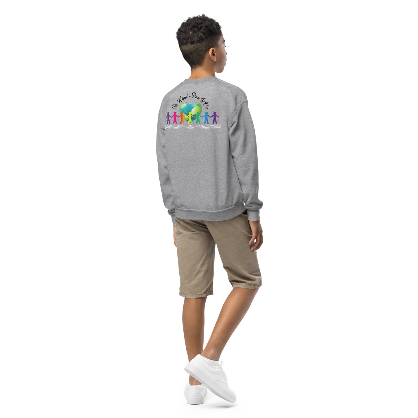 Youth Rainbow HKN crewneck