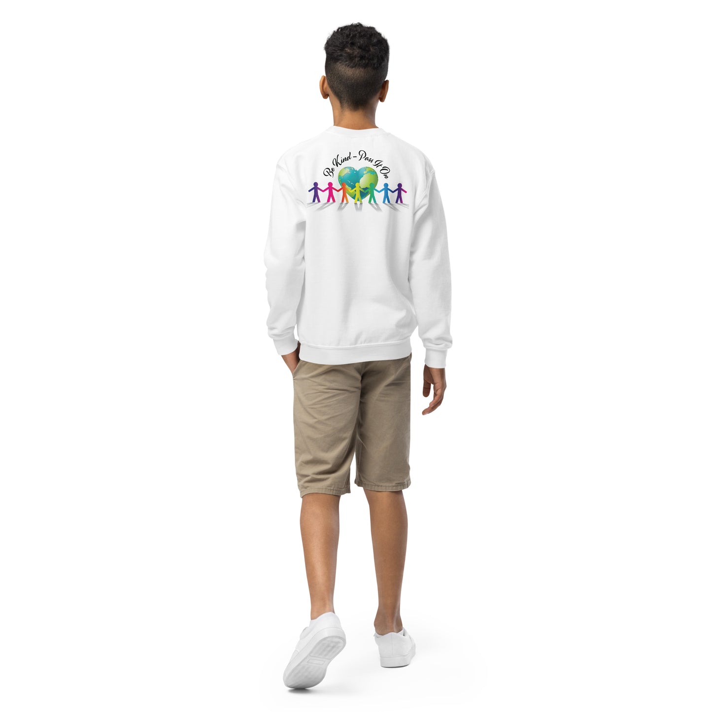 Youth Rainbow HKN crewneck