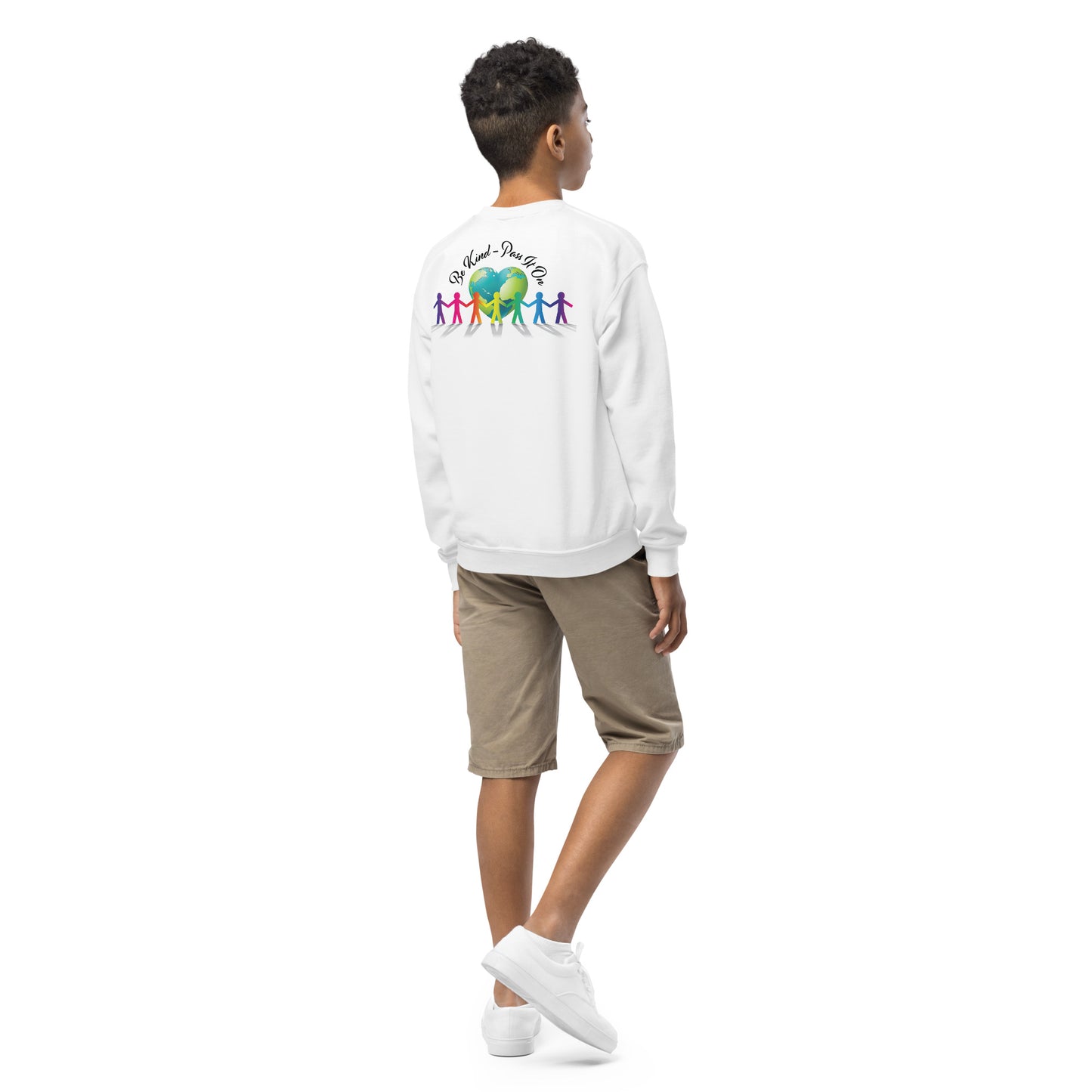 Youth Rainbow HKN crewneck