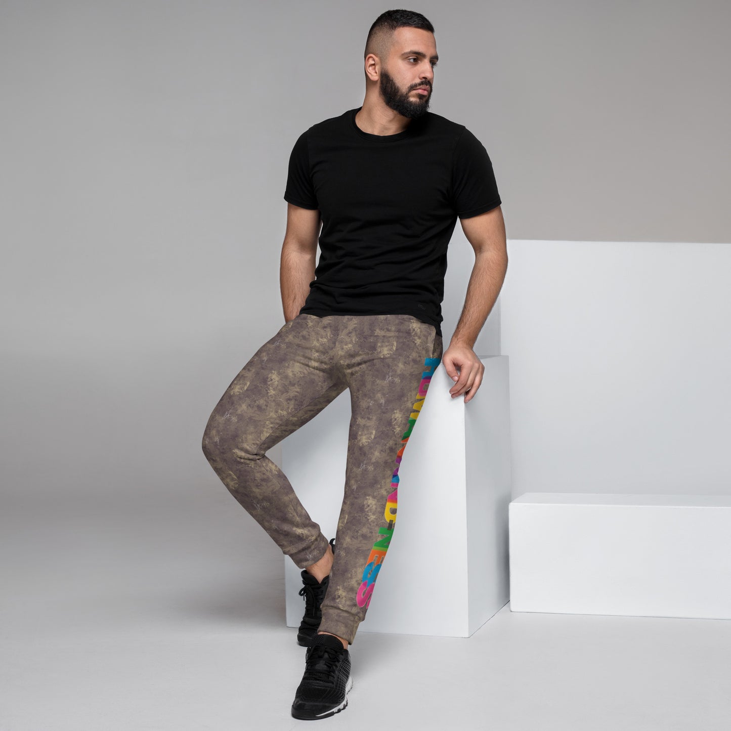 Abstract Brown Joggers