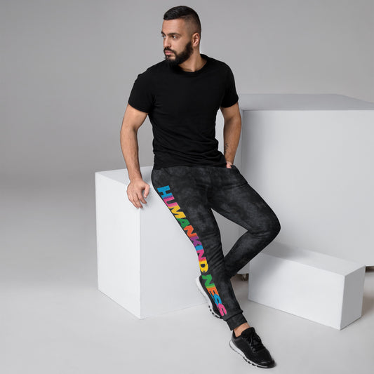 Abstract Black Joggers