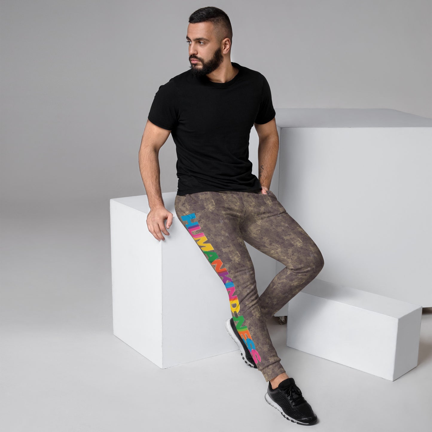 Abstract Brown Joggers