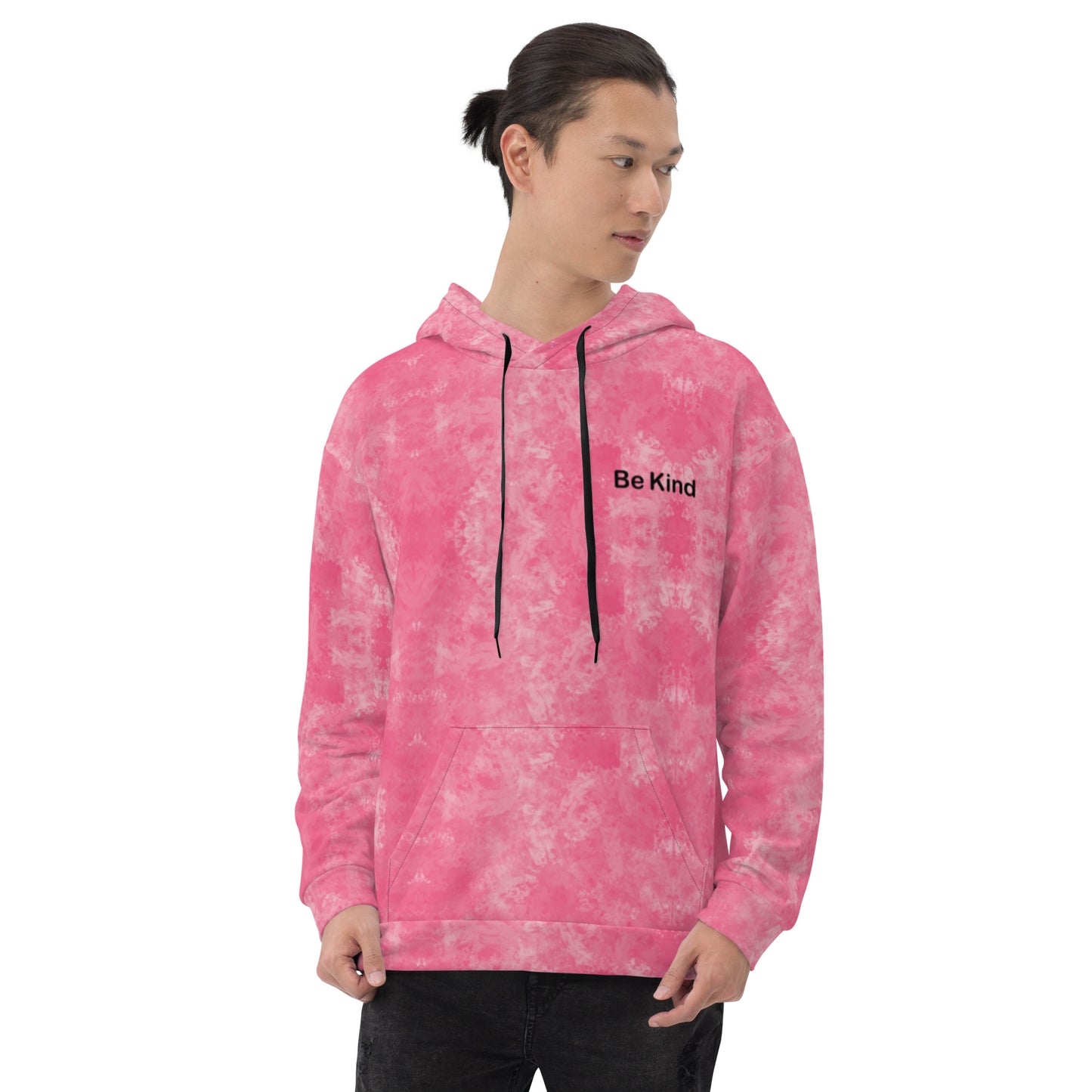 Abstract Pink Hoodie