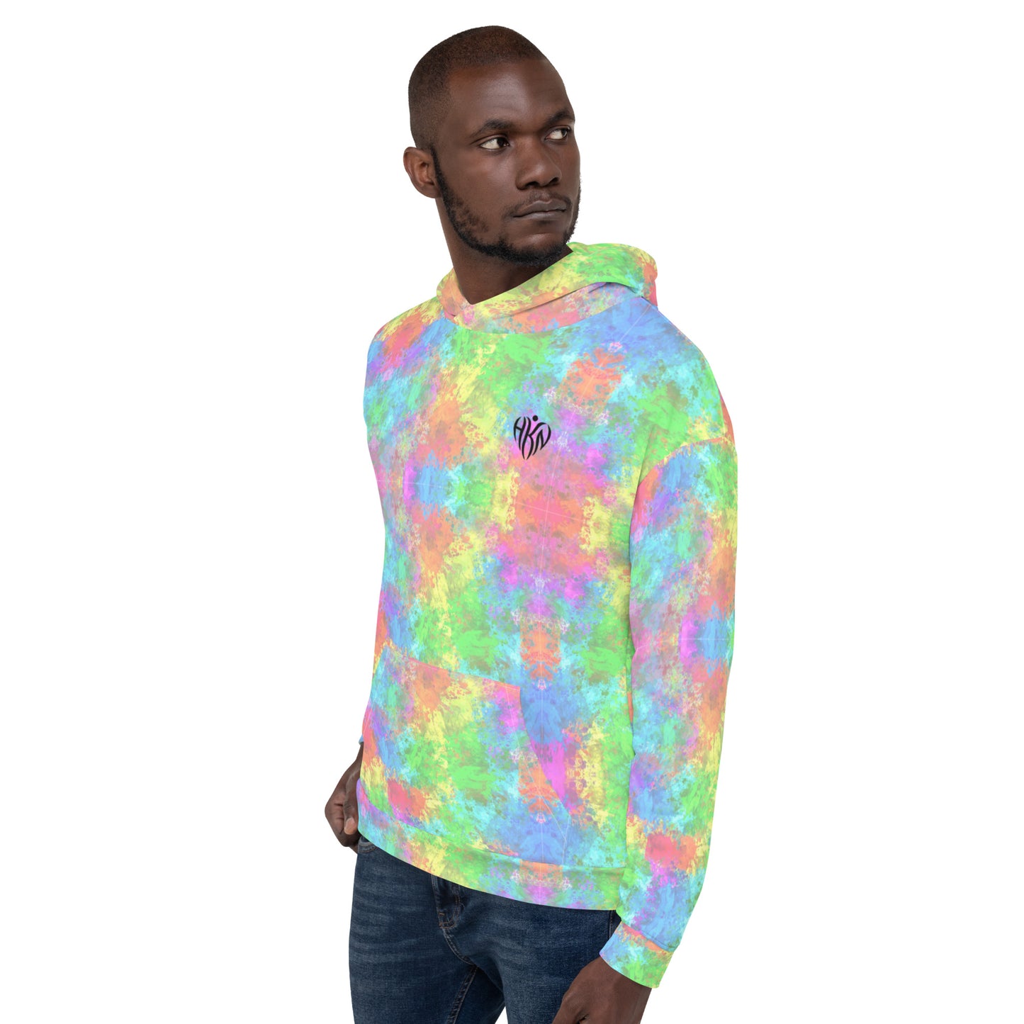 Abstract Rainbow Hoodie