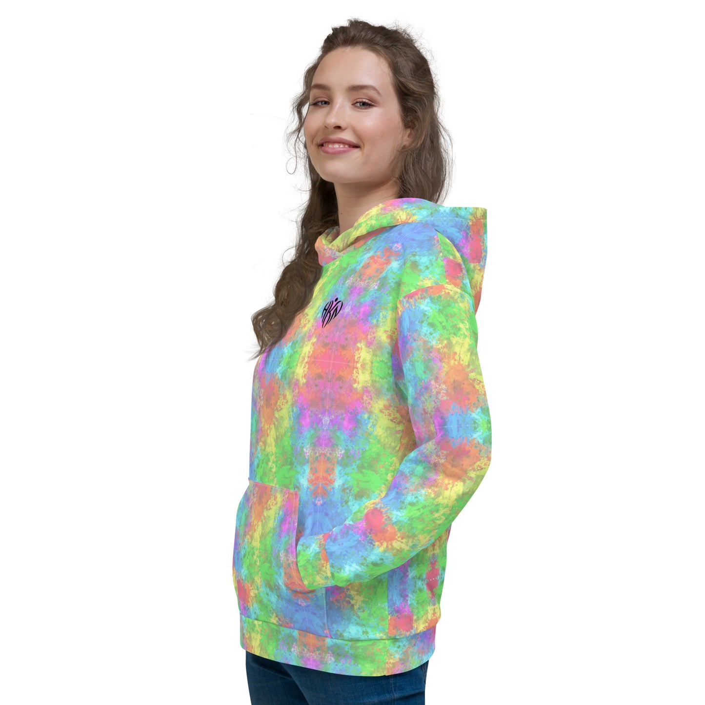 Abstract Rainbow Hoodie