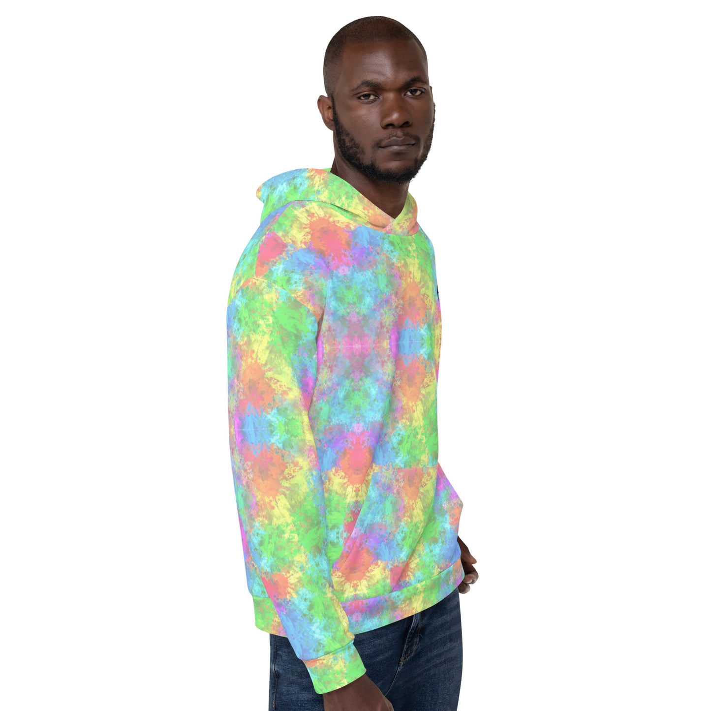 Abstract Rainbow Hoodie