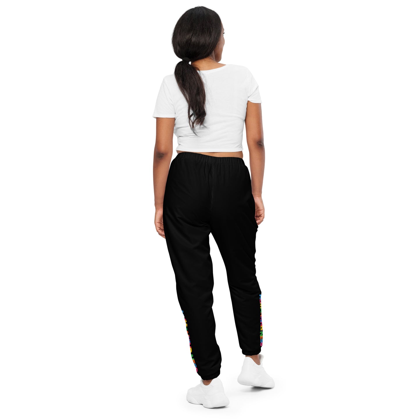 HUMANKIND-NESS Black Track Pants