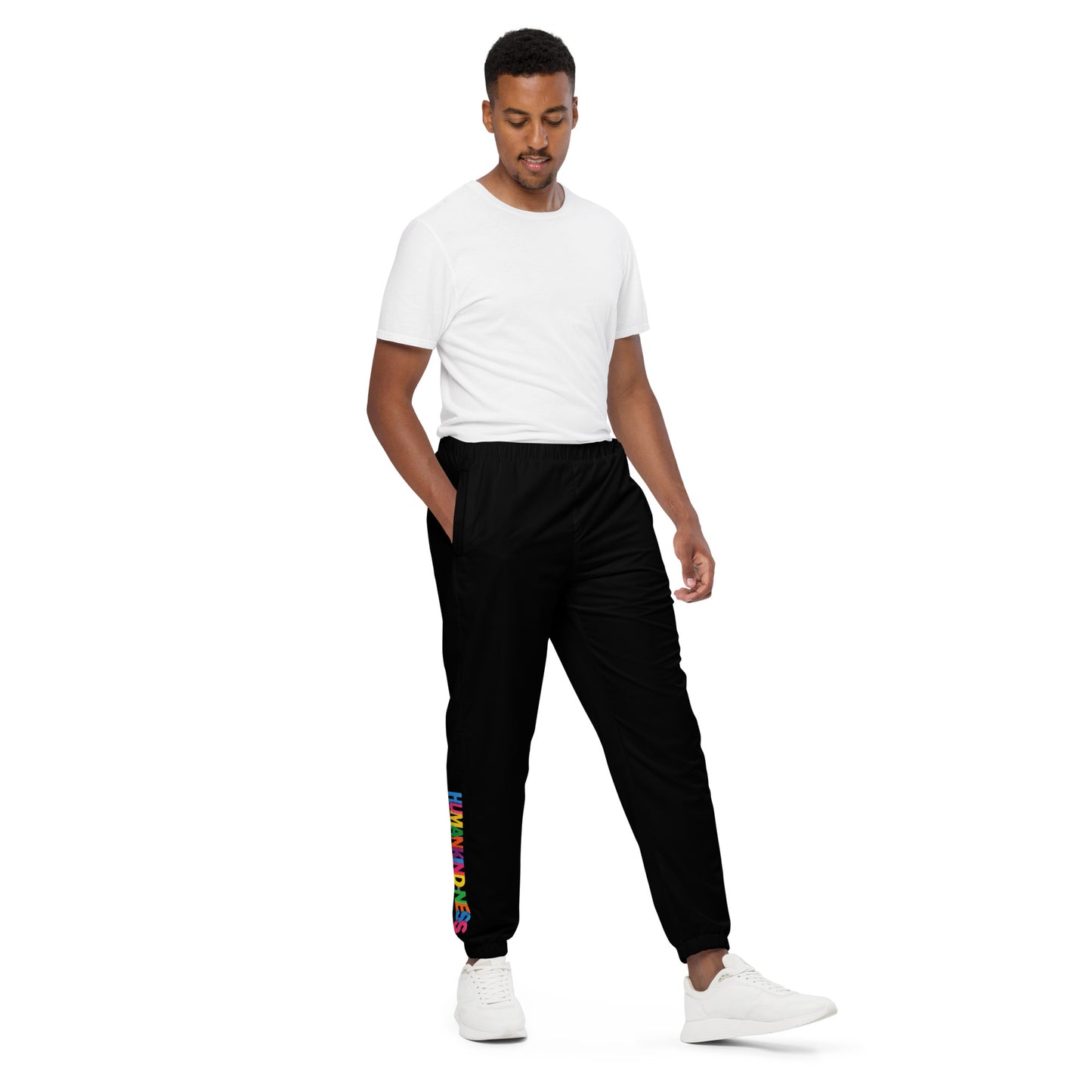 HUMANKIND-NESS Black Track Pants