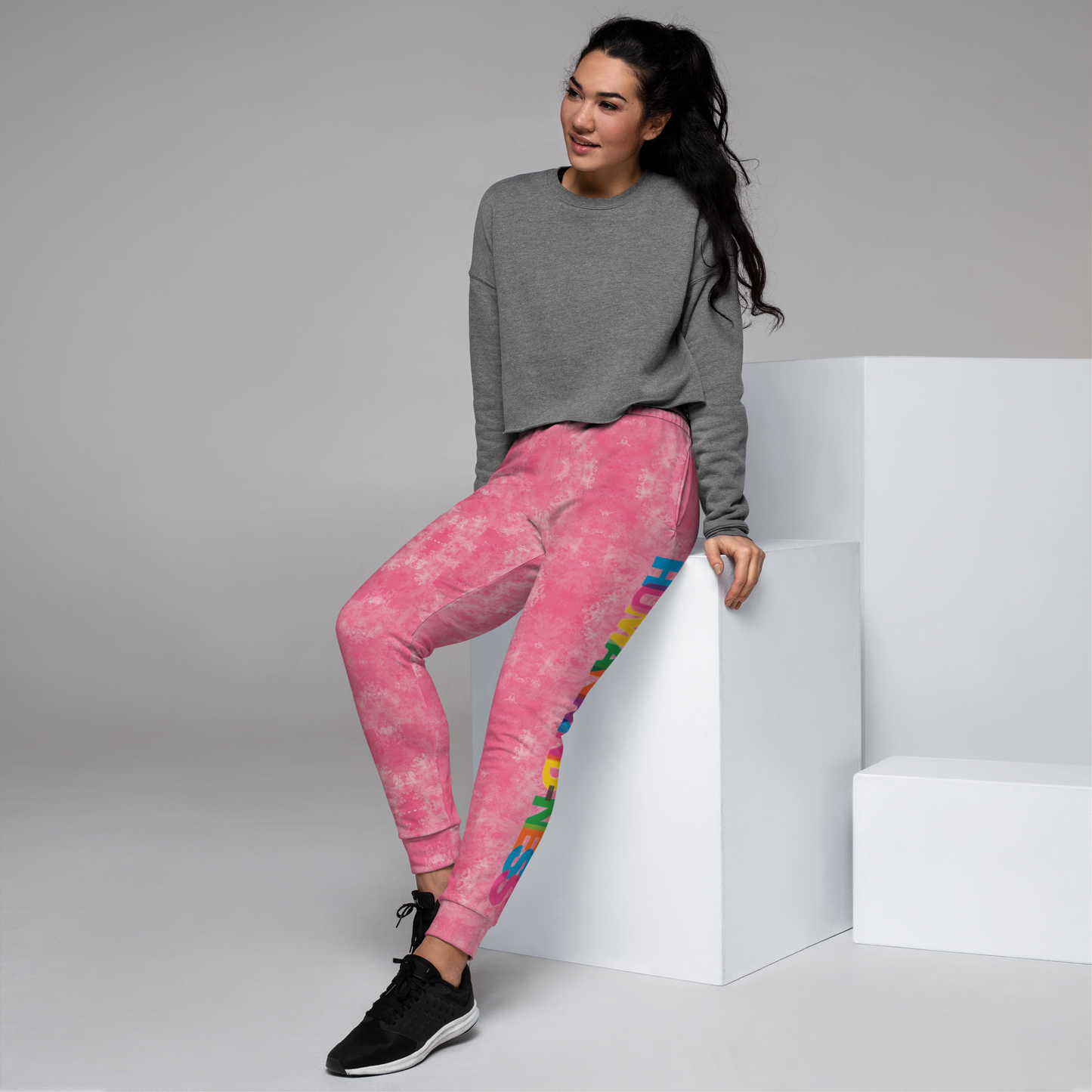 Abstract Pink Joggers