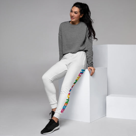 HUMANKIND-NESS White Joggers