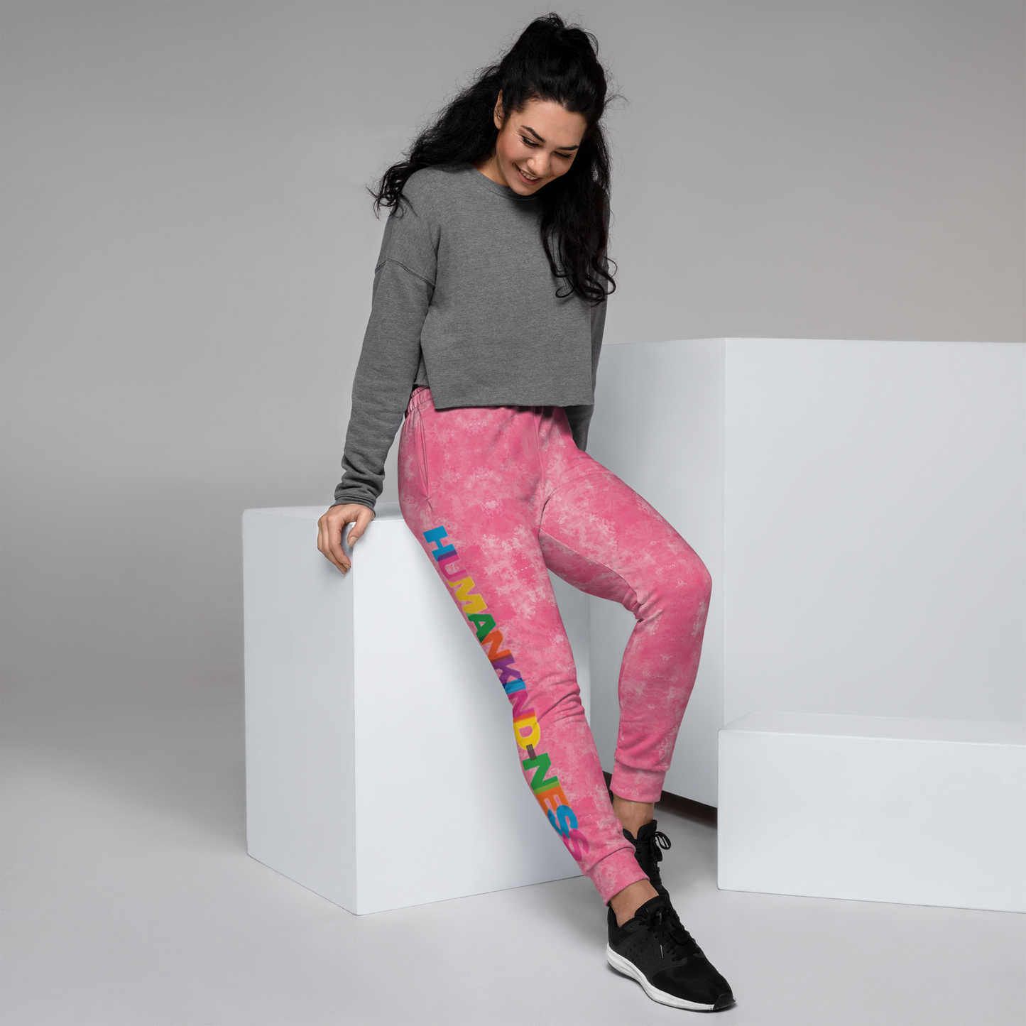 Abstract Pink Joggers