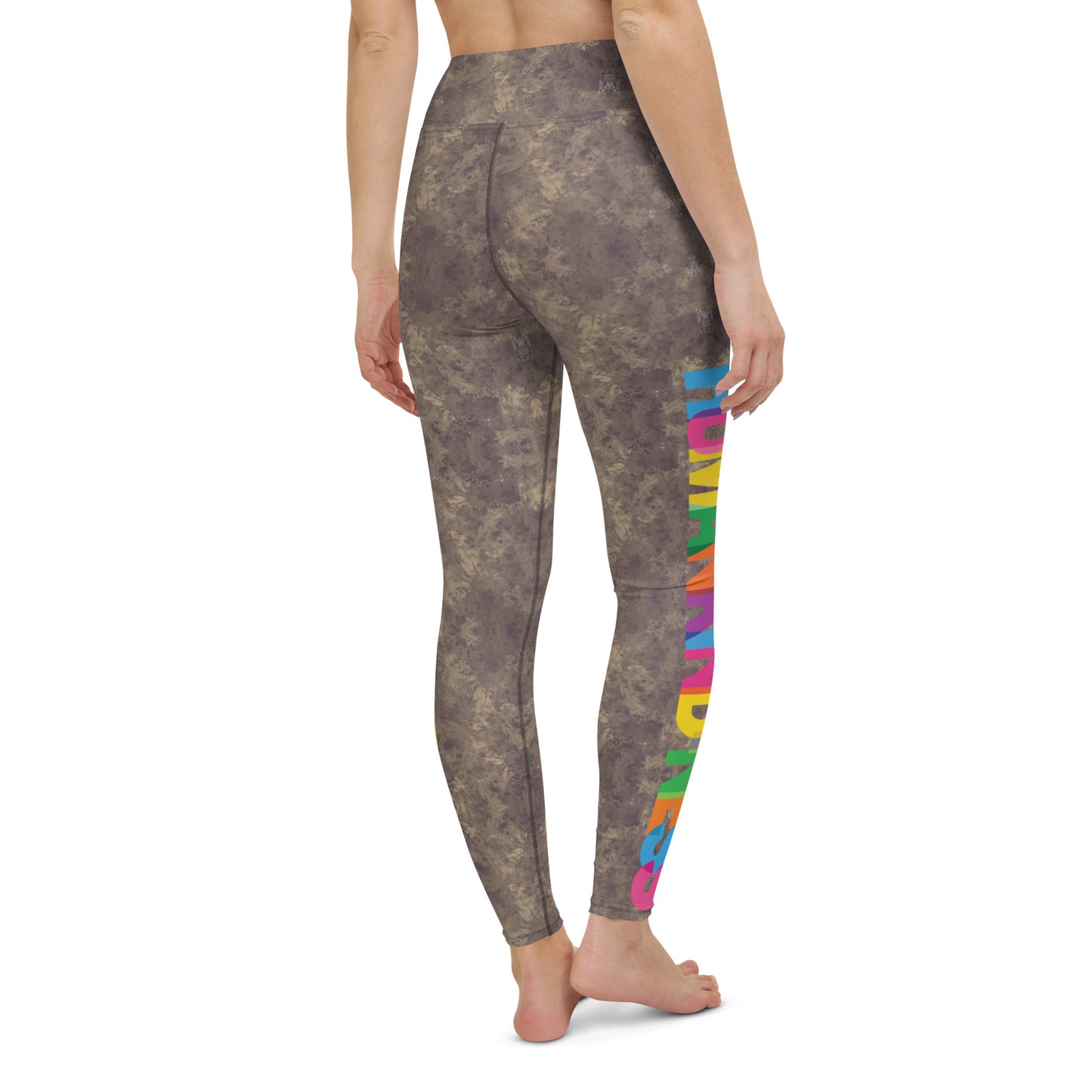 Abstract Brown Leggings