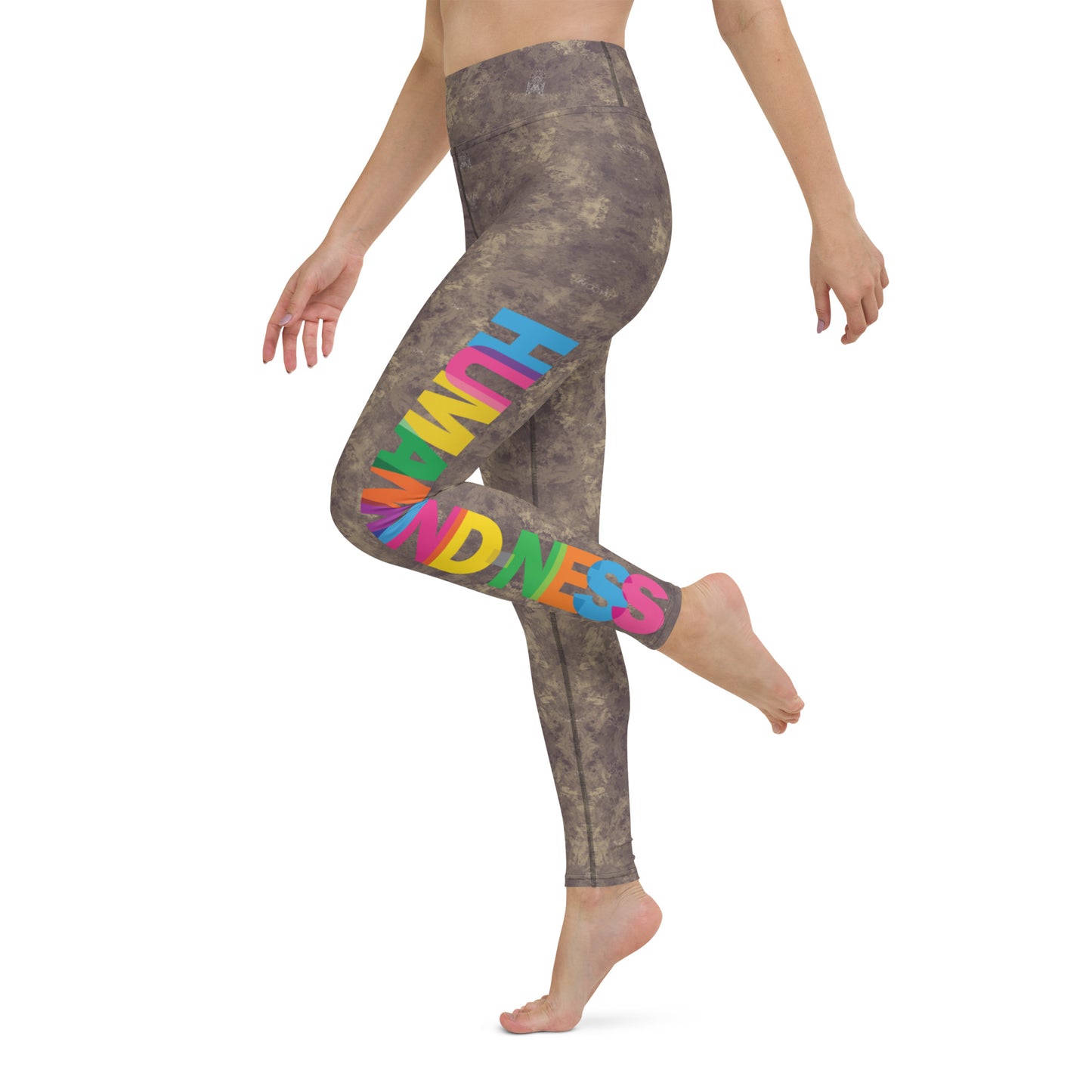 Abstract Brown Leggings