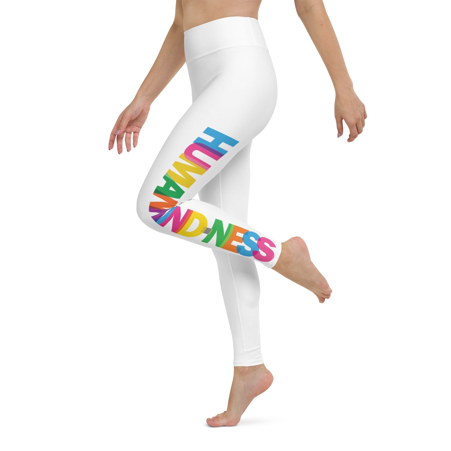 HUMANKIND-NESS White Leggings