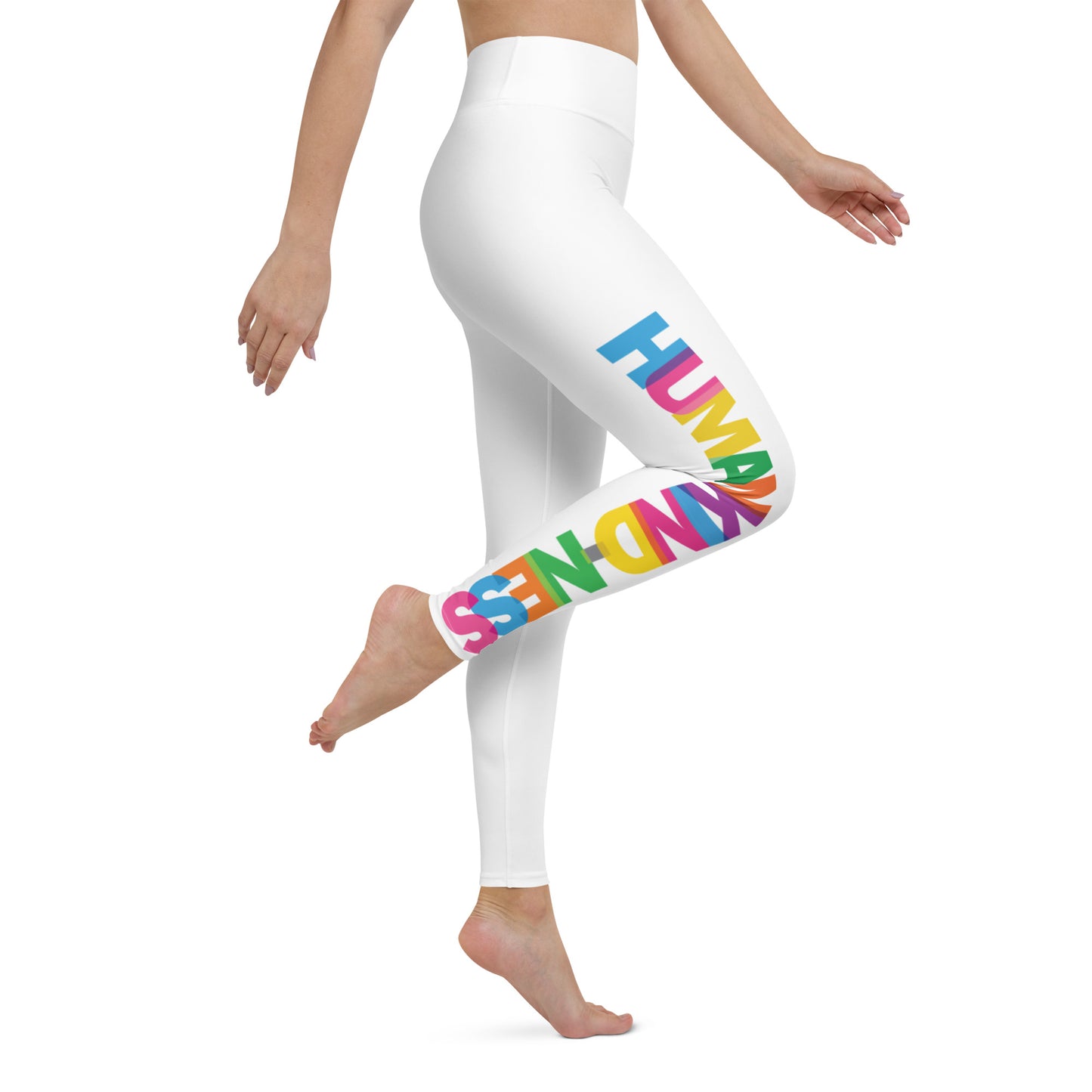 HUMANKIND-NESS White Leggings