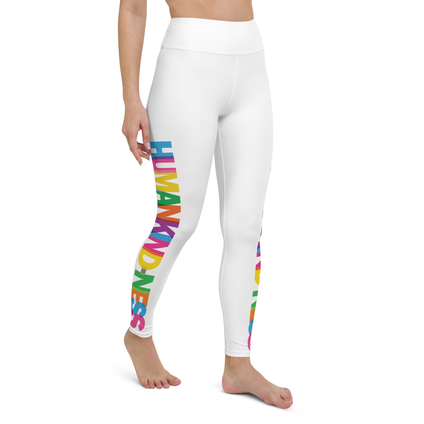 HUMANKIND-NESS White Leggings