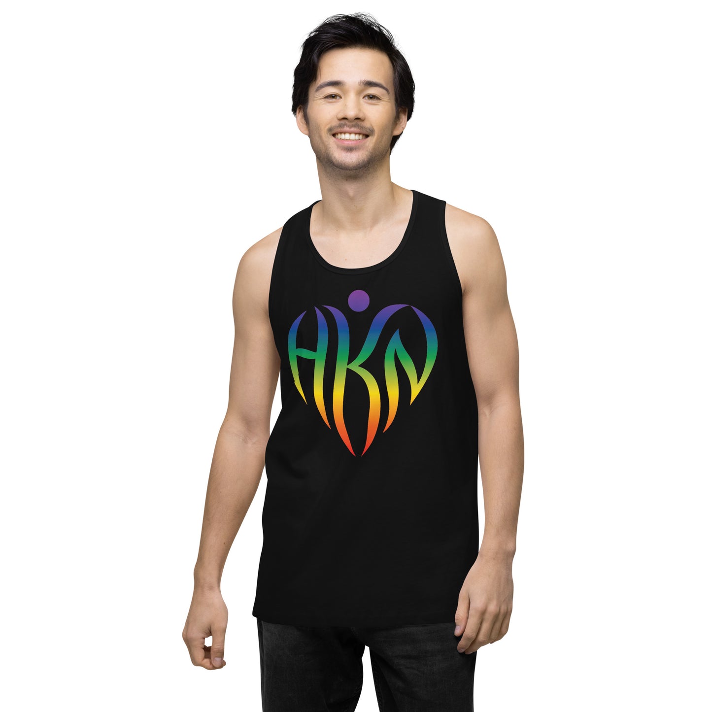 Men’s Super-Human Rainbow Tank Top