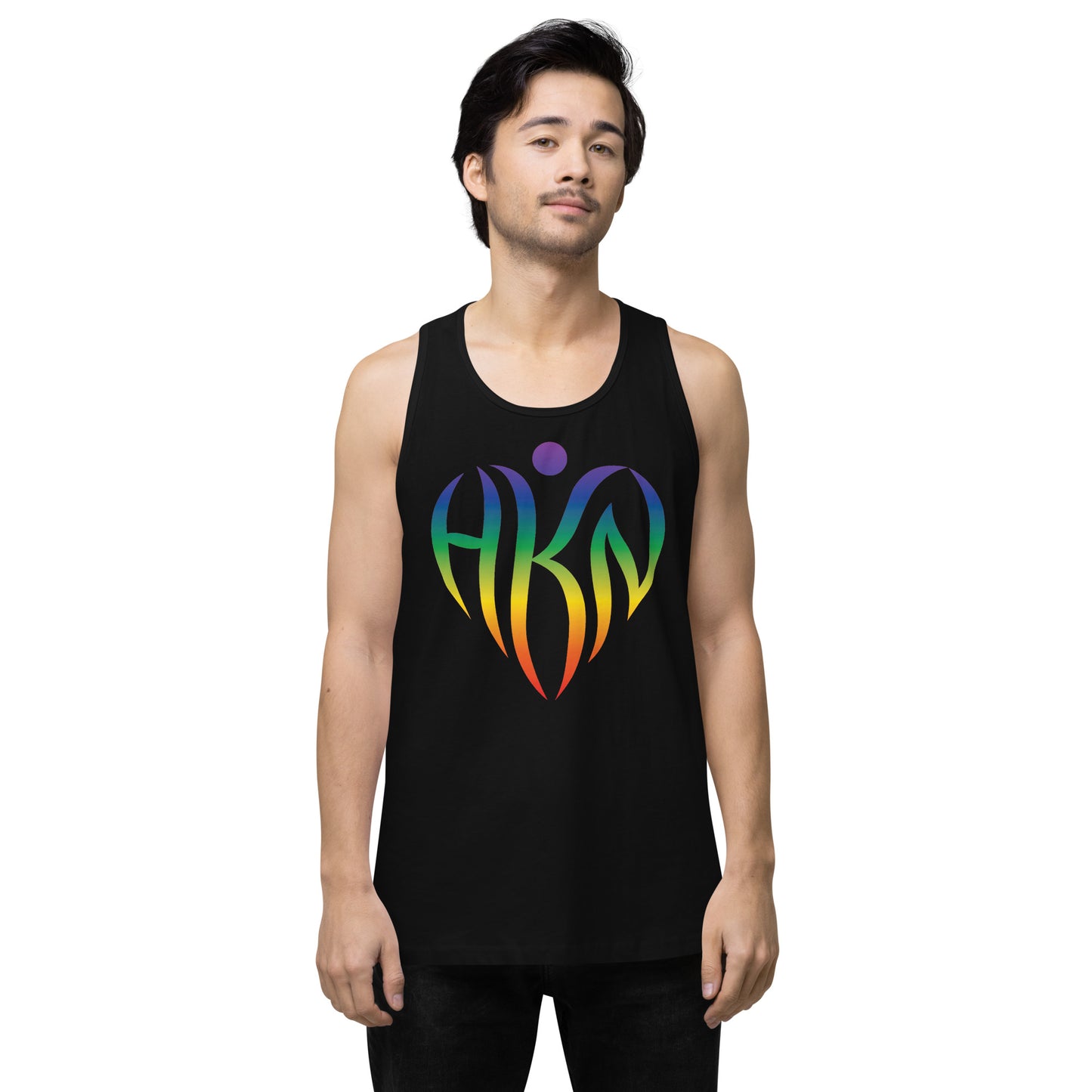 Men’s Super-Human Rainbow Tank Top