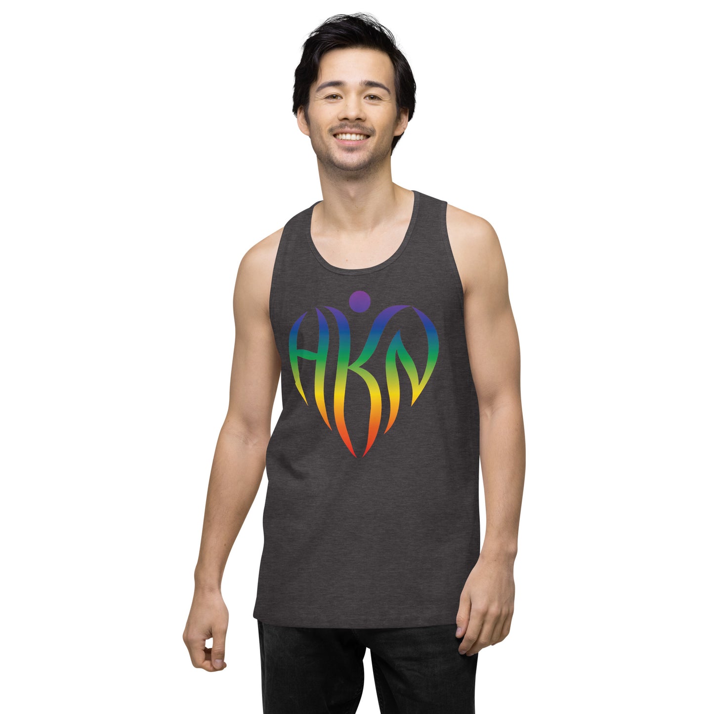 Men’s Super-Human Rainbow Tank Top