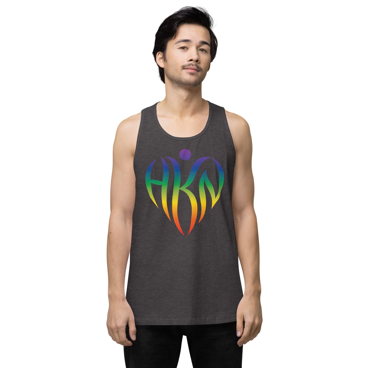 Men’s Super-Human Rainbow Tank Top