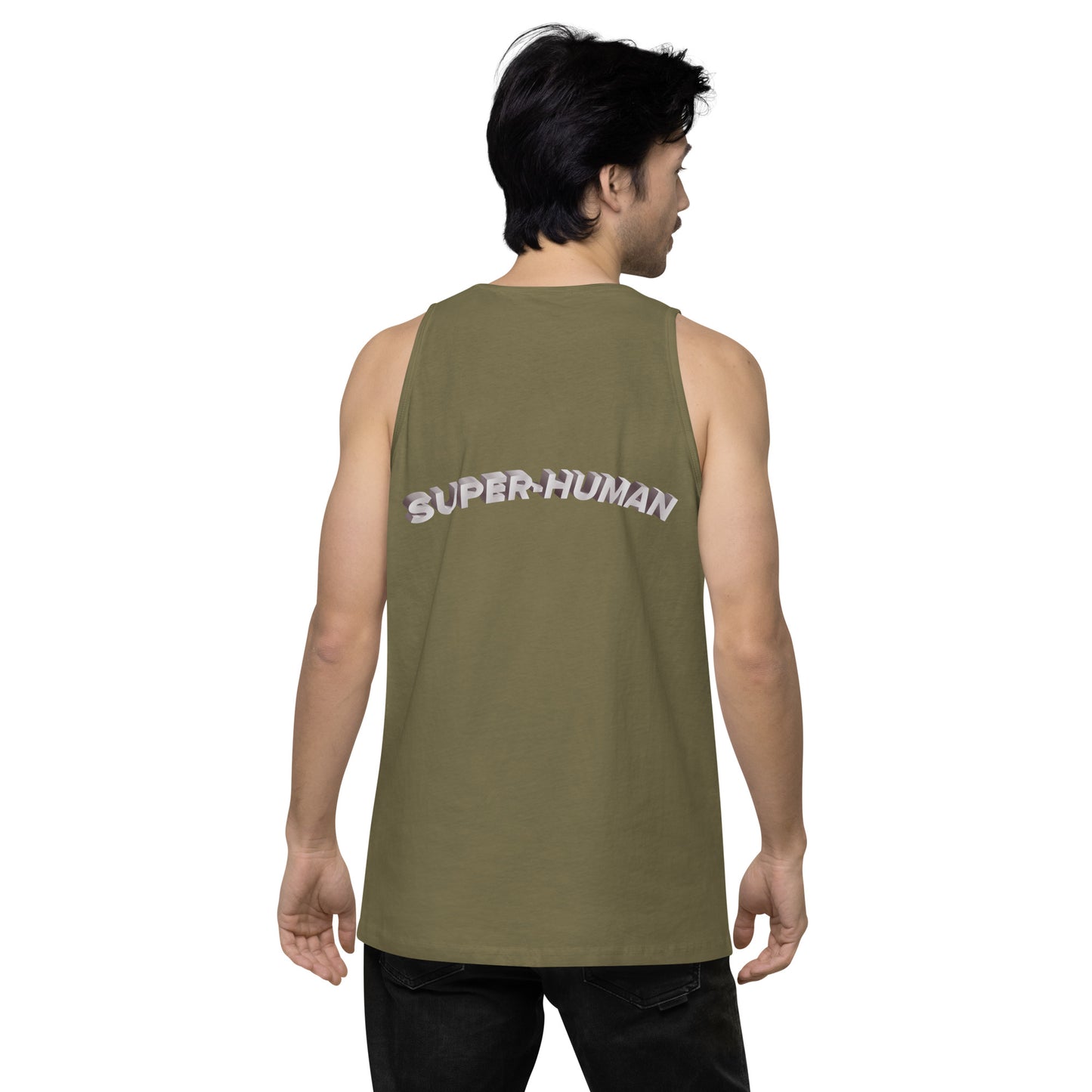 Men’s Super-Human Rainbow Tank Top