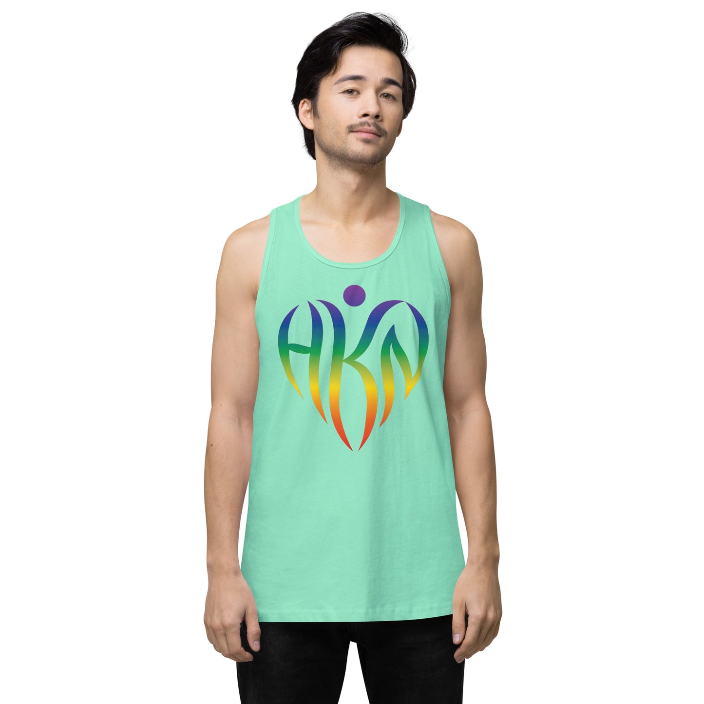 Men’s Super-Human Rainbow Tank Top