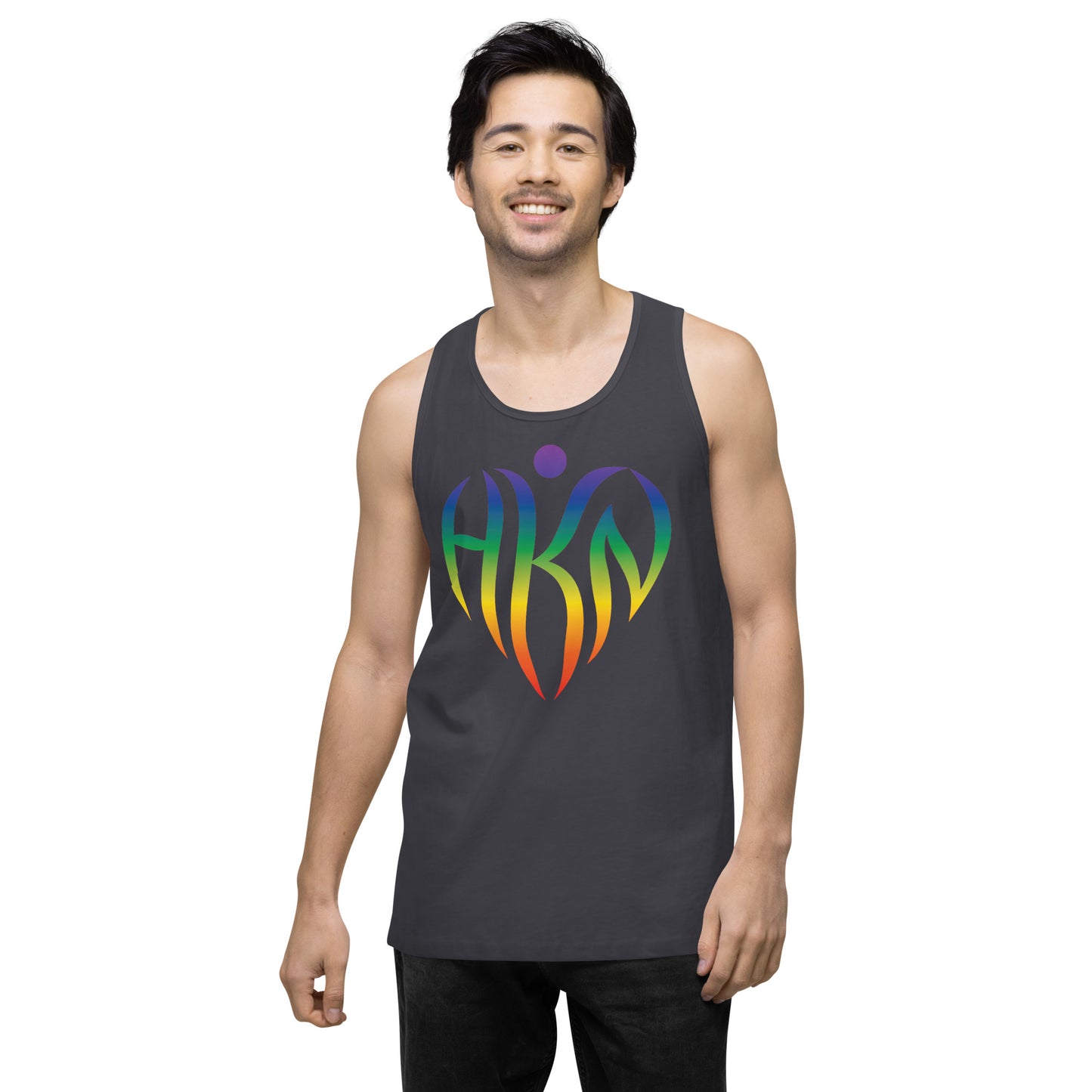 Men’s Super-Human Rainbow Tank Top