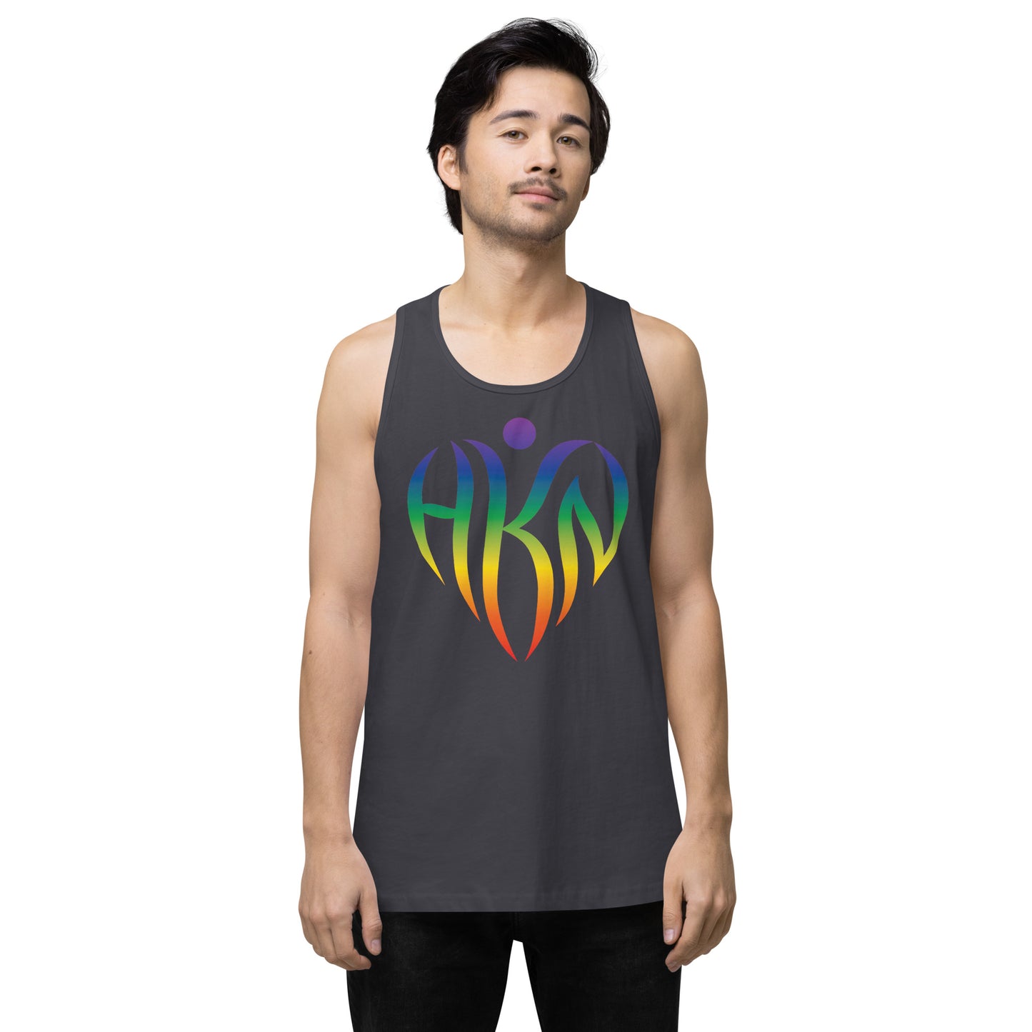 Men’s Super-Human Rainbow Tank Top