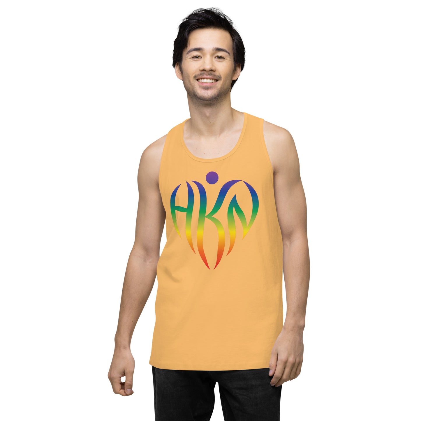 Men’s Super-Human Rainbow Tank Top