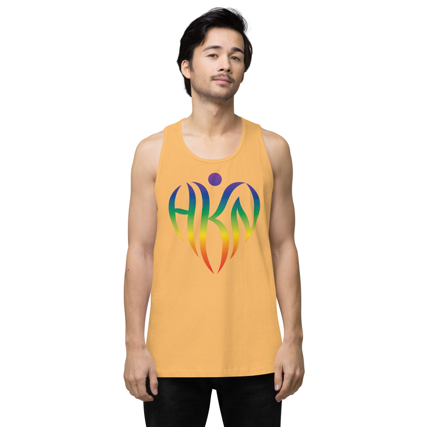 Men’s Super-Human Rainbow Tank Top