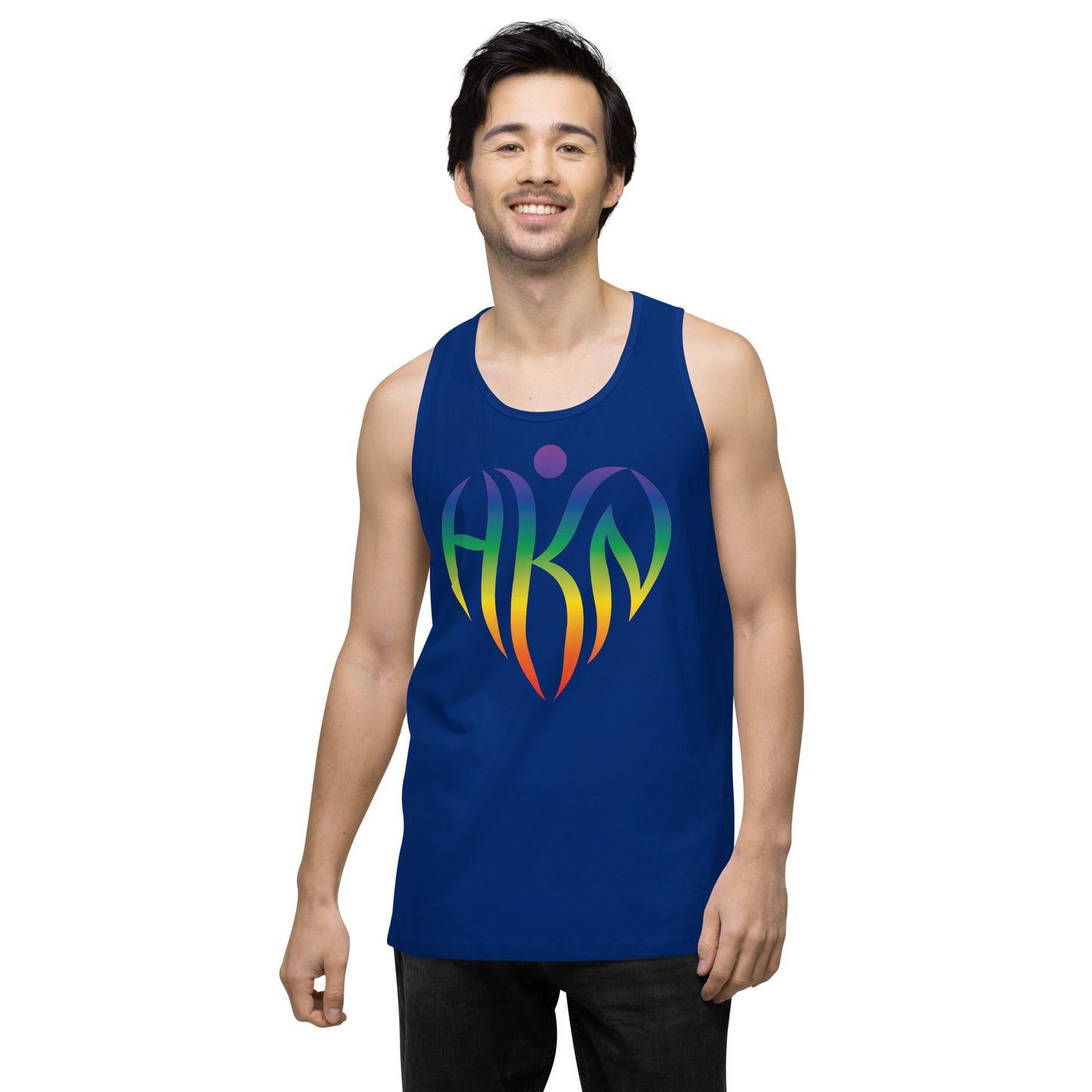 Men’s Super-Human Rainbow Tank Top