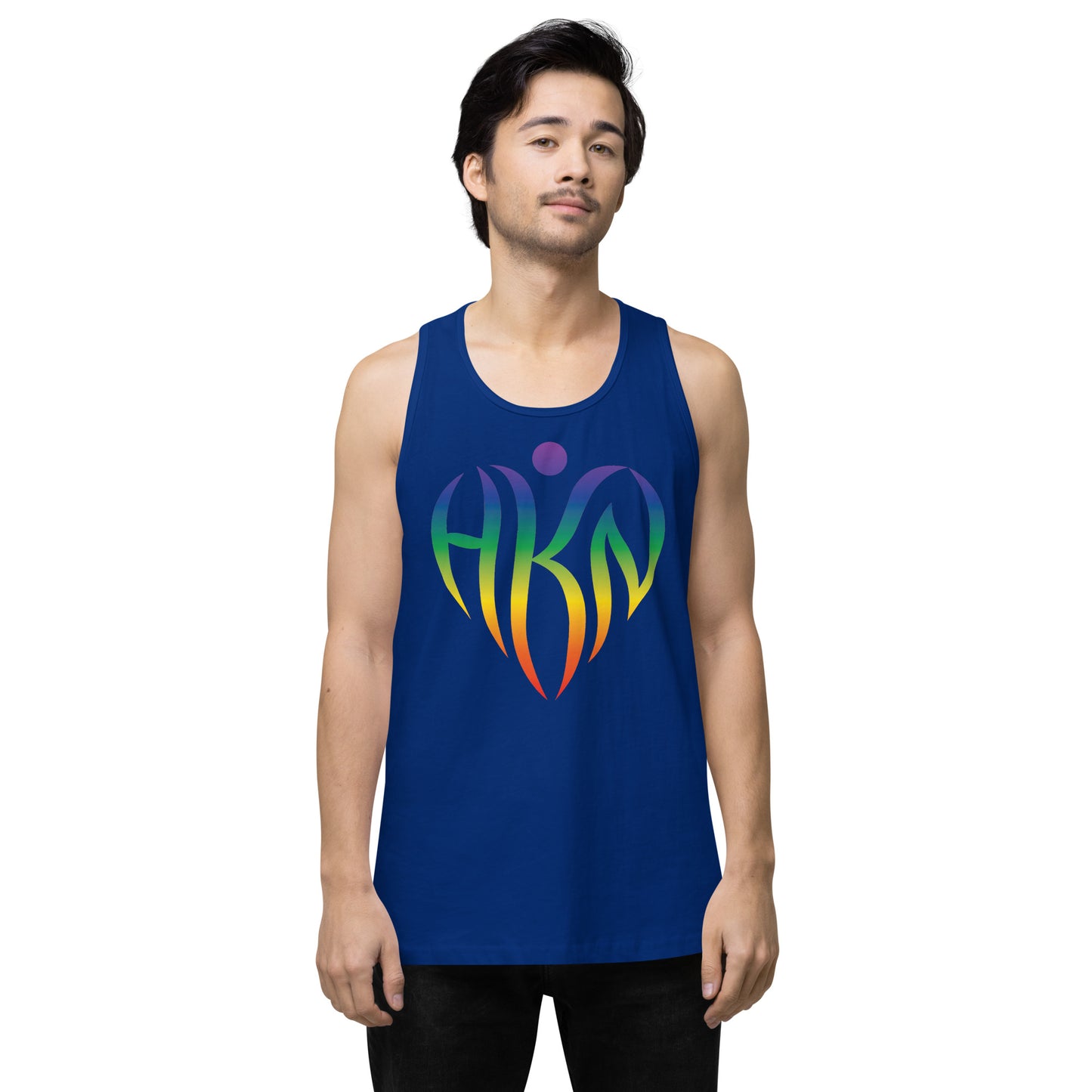 Men’s Super-Human Rainbow Tank Top