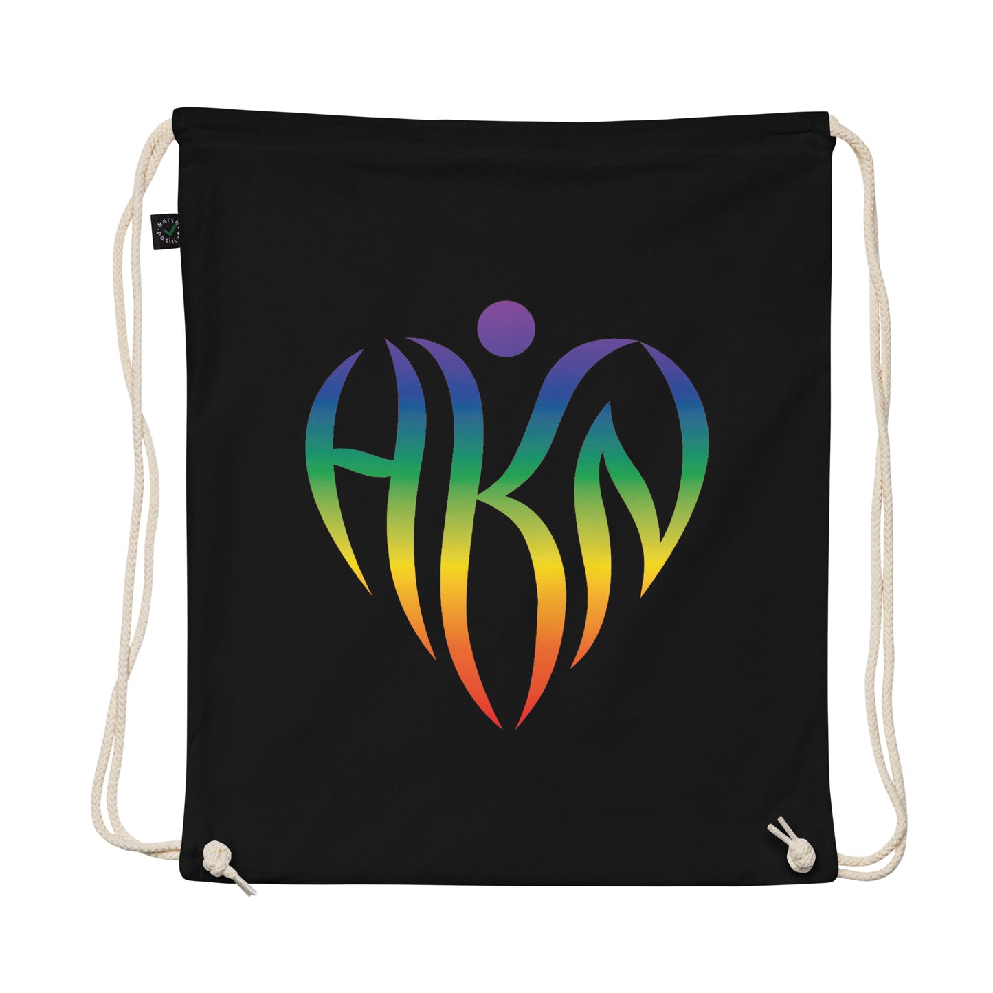 Rainbow HKN Drawstring Bag