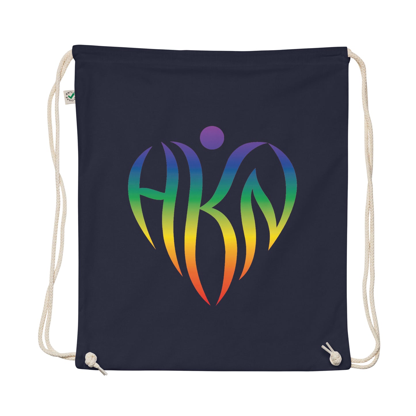 Rainbow HKN Drawstring Bag