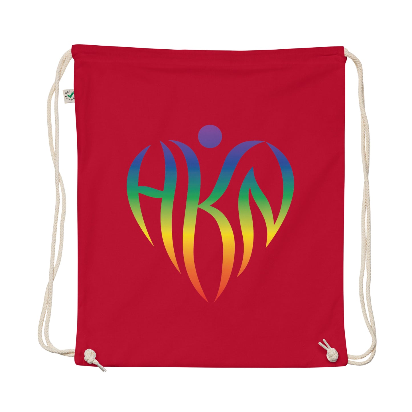 Rainbow HKN Drawstring Bag