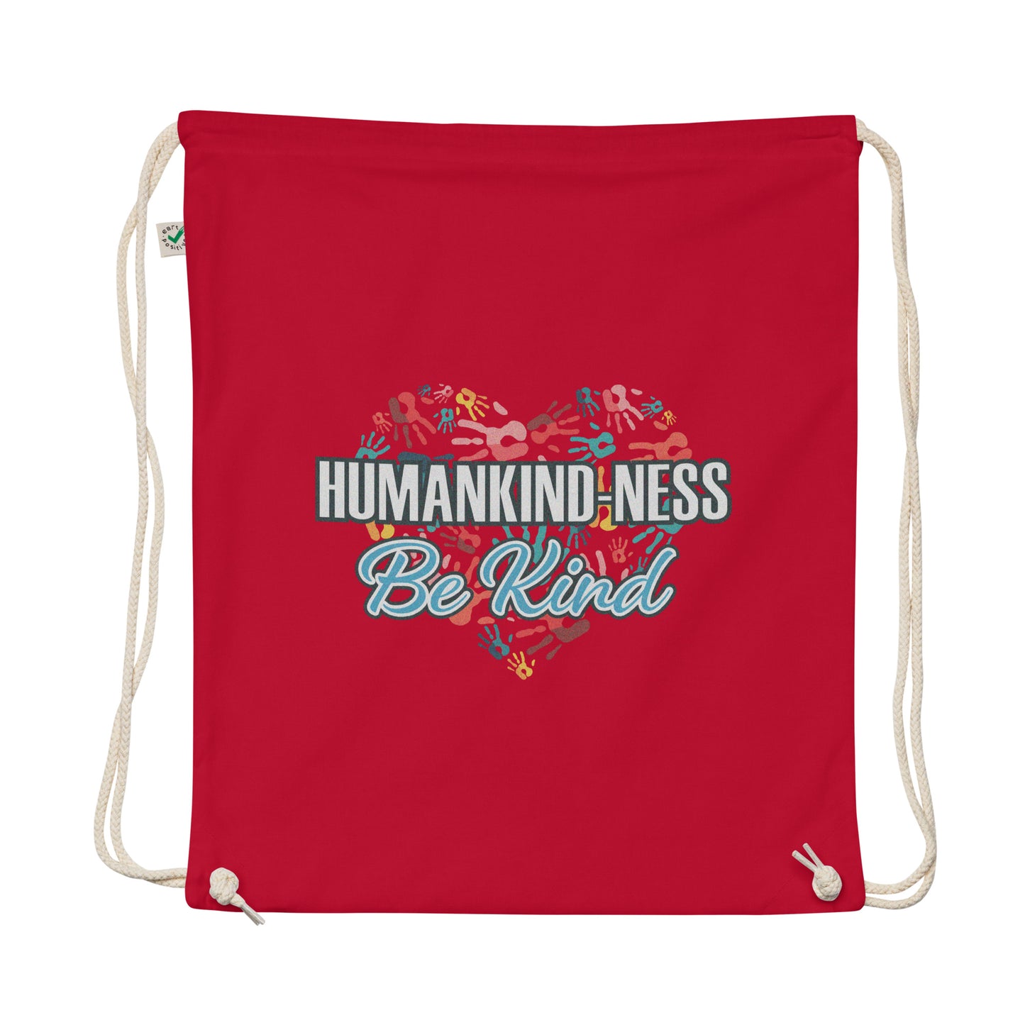 Heart Hands Drawstring Bag