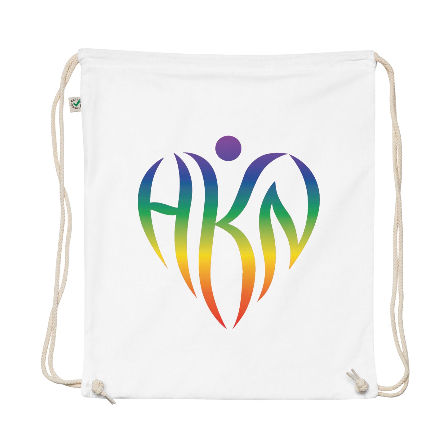 Rainbow HKN Drawstring Bag