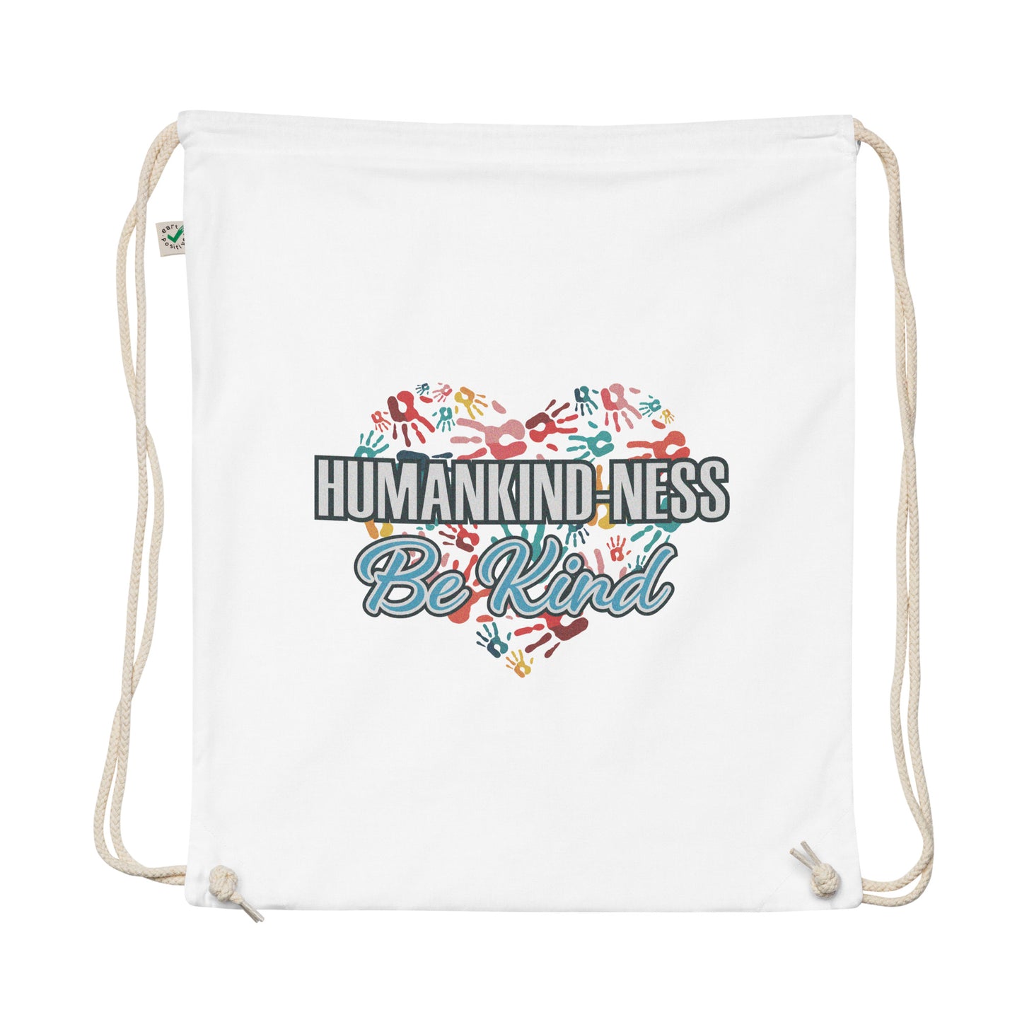 Heart Hands Drawstring Bag