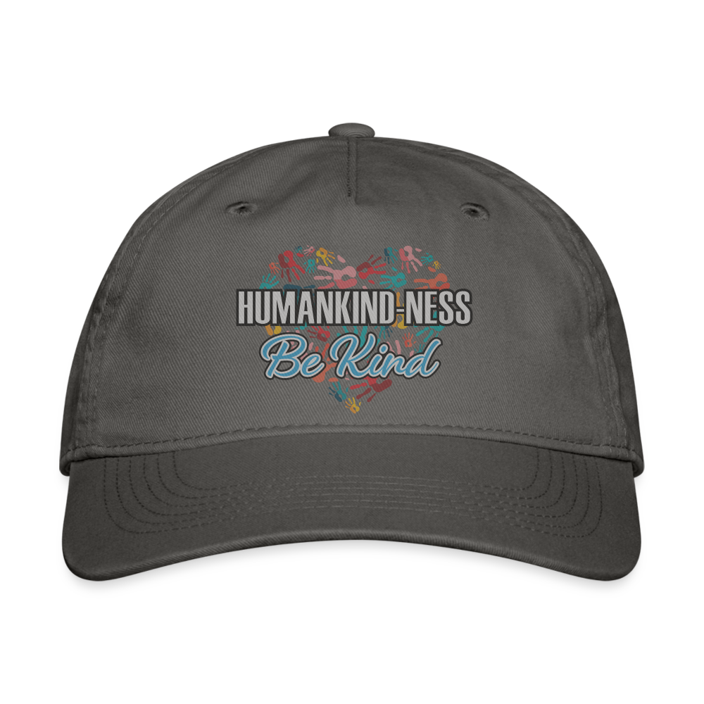 Humankind-Ness Baseball Cap - charcoal